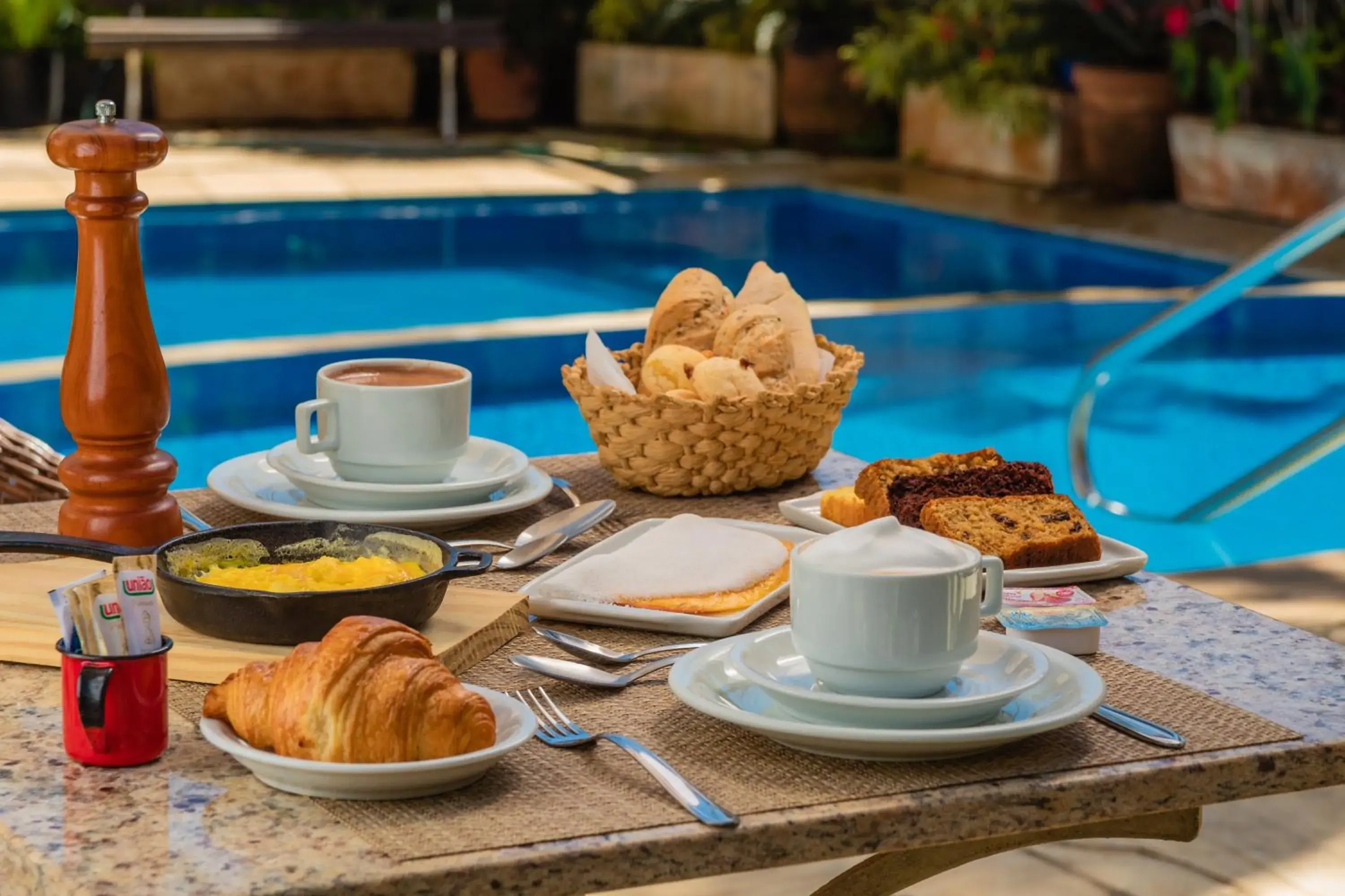 Breakfast in Auberge de la Langouste Breakfast in Auberge de la Langouste