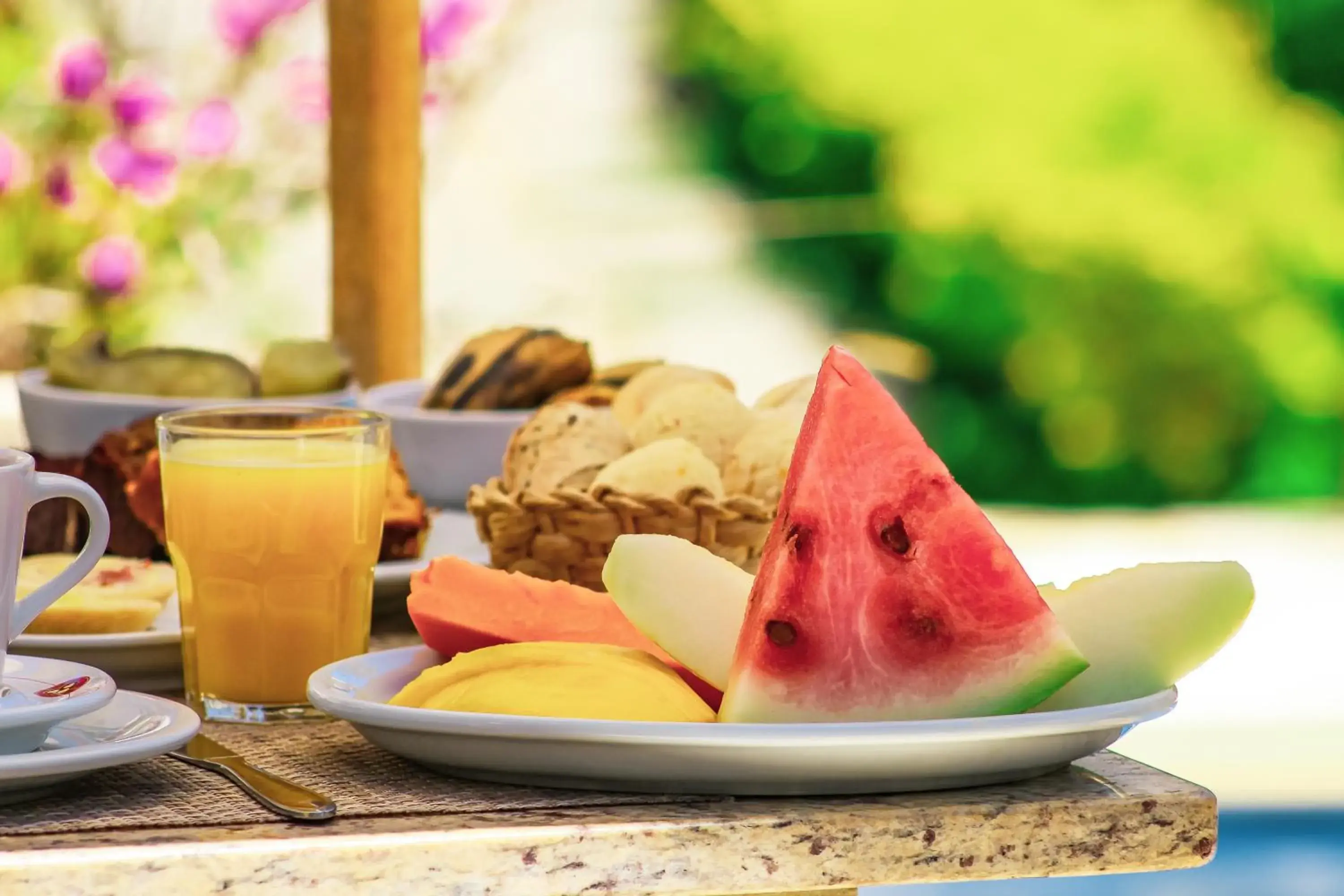 Breakfast in Auberge de la Langouste Breakfast in Auberge de la Langouste