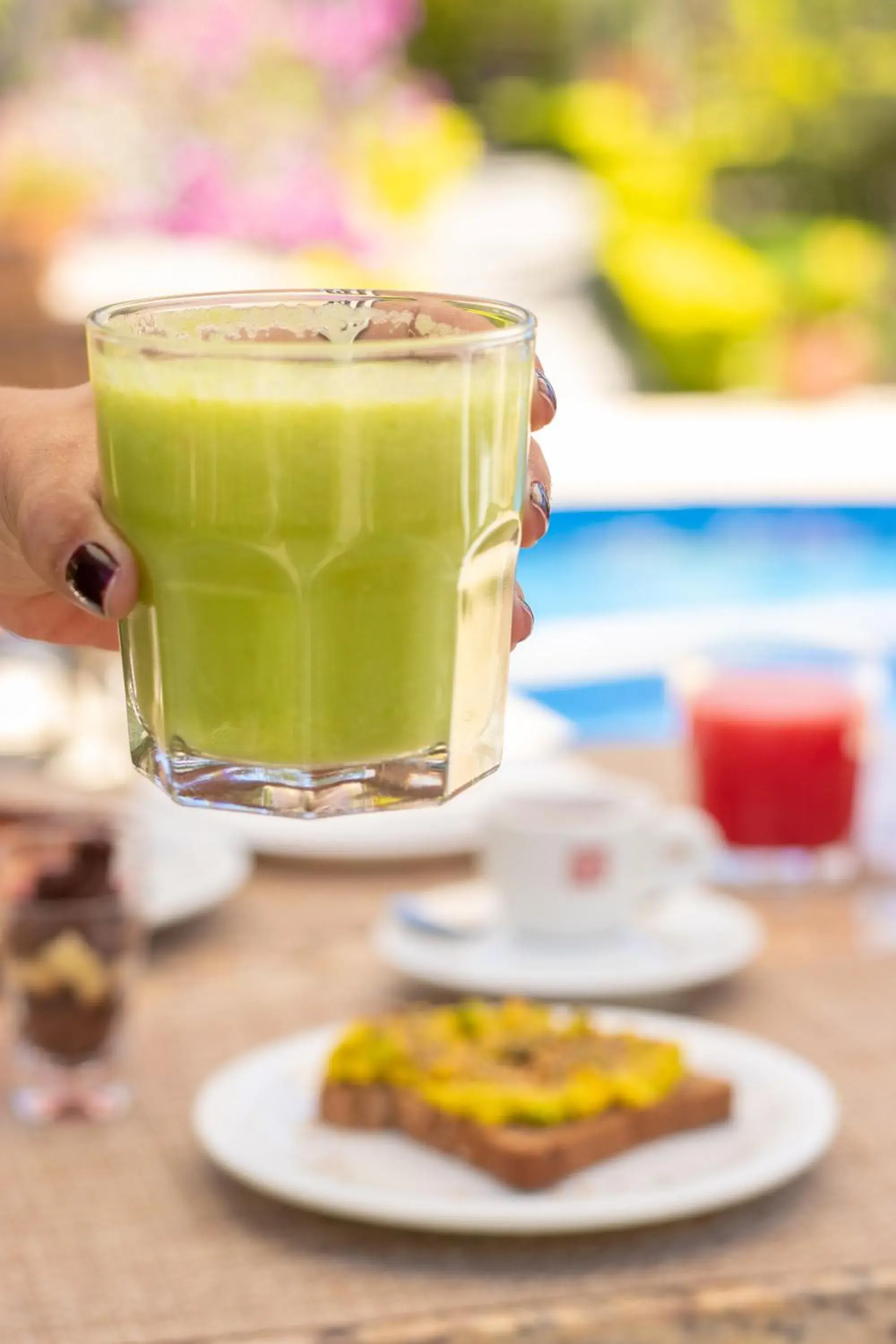 Buffet breakfast in Auberge de la Langouste Buffet breakfast in Auberge de la Langouste