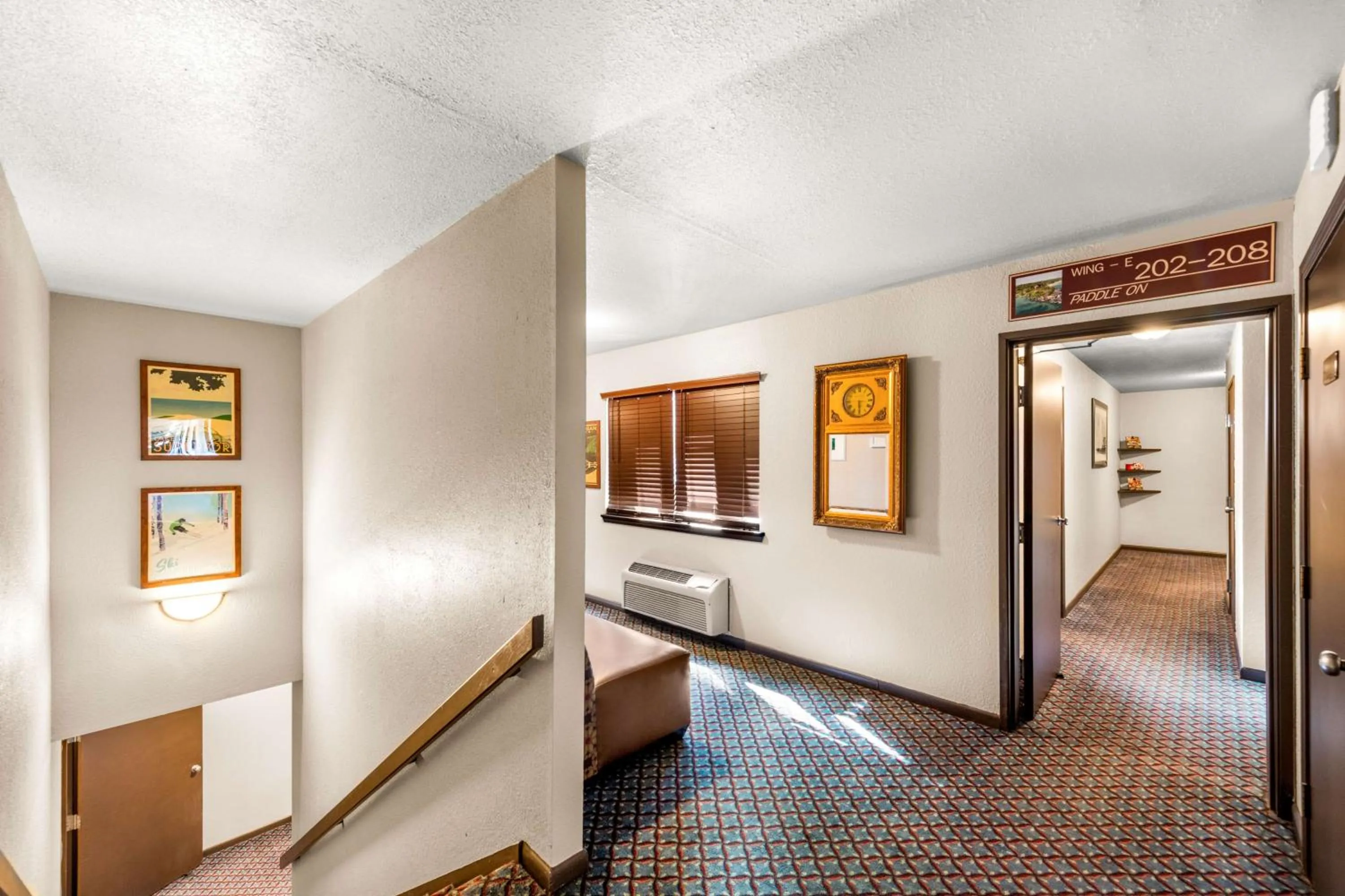 Property building in Americas Best Value Inn Marquette