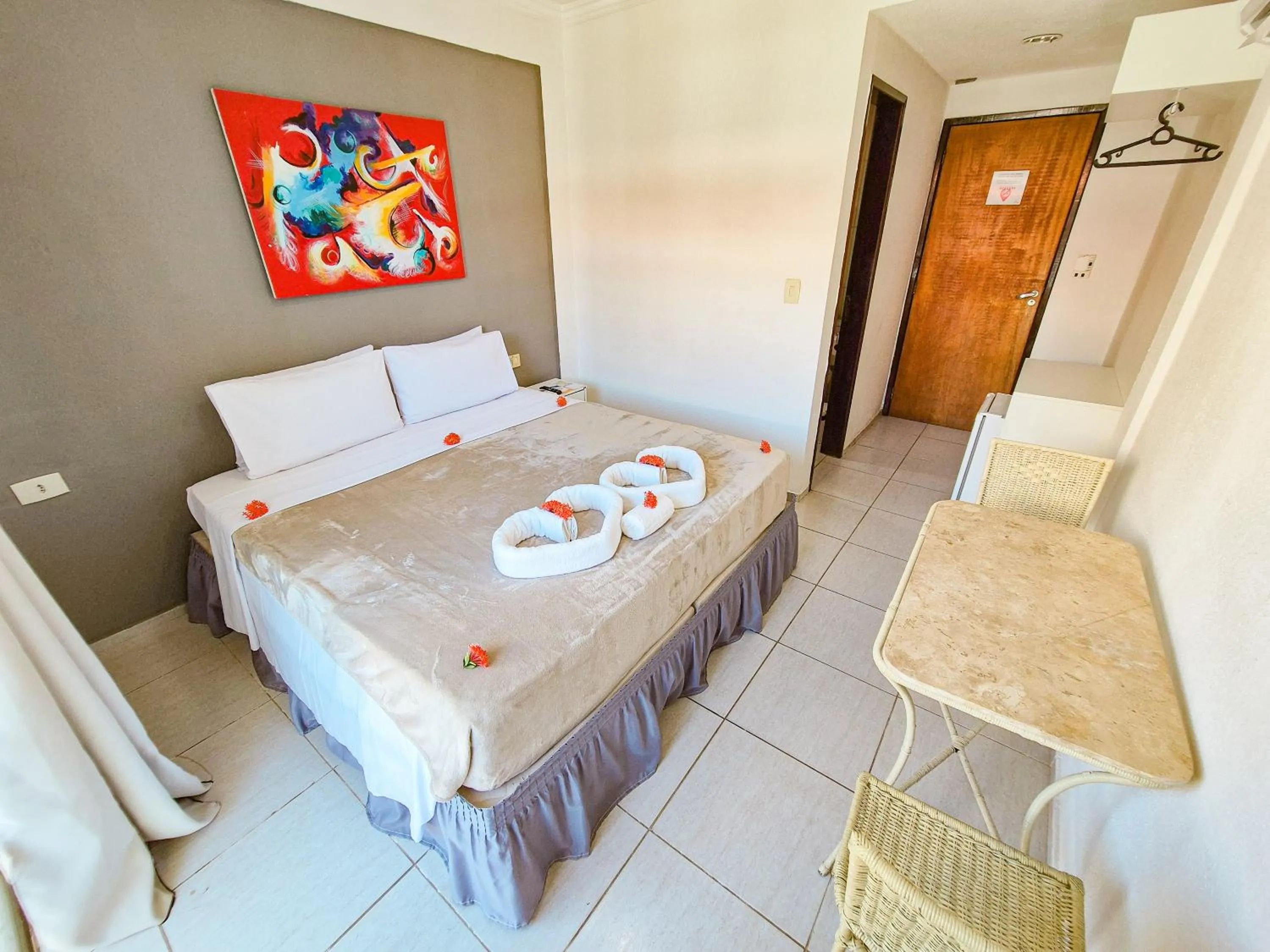 Bedroom, Bed in Estação do Sol Praia Hotel