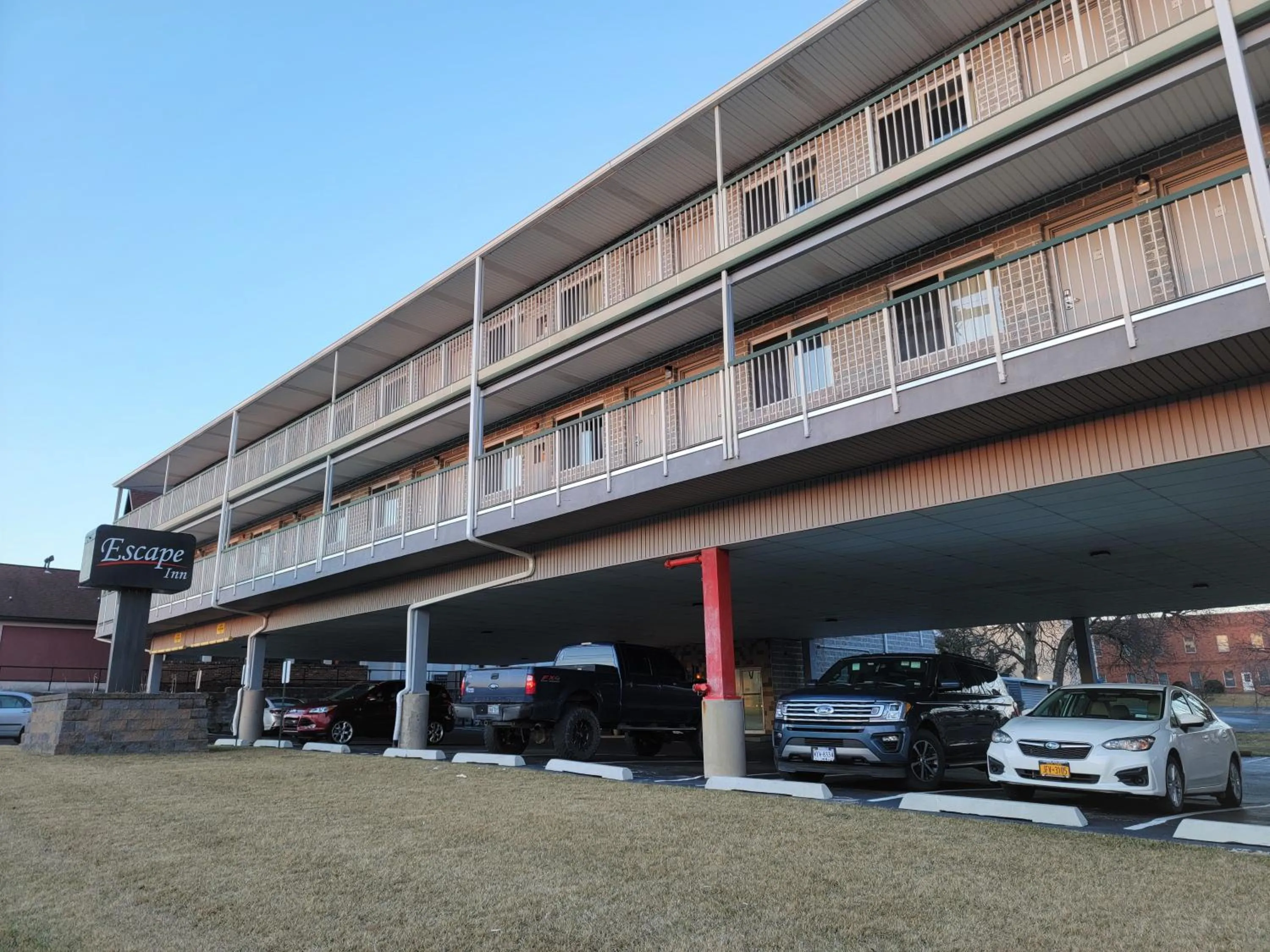 Property building in Escape Inn Hershey