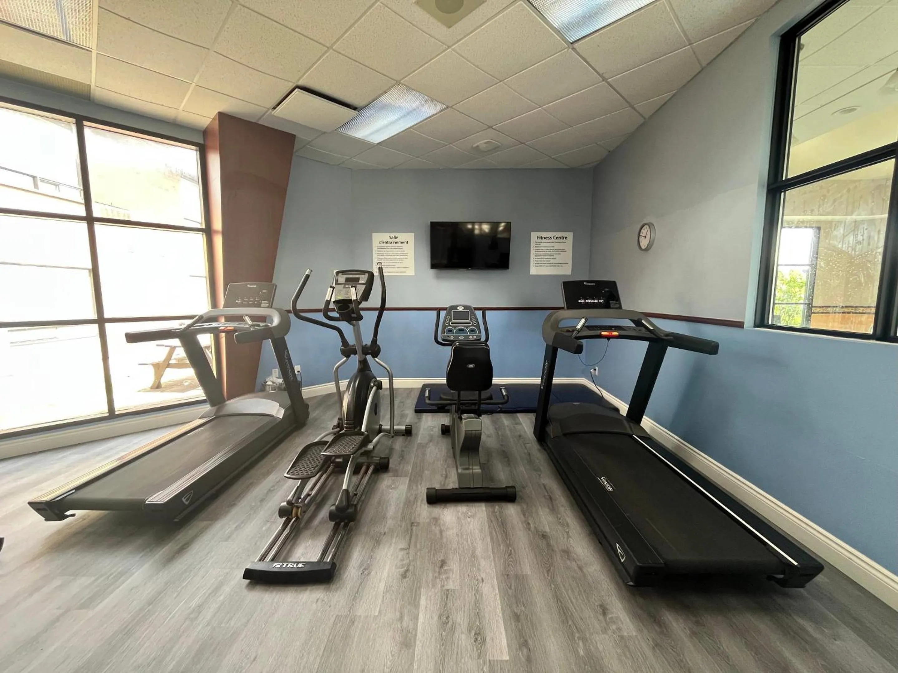 Fitness centre/facilities in Quality Inn Saint-Jean-sur-Richelieu