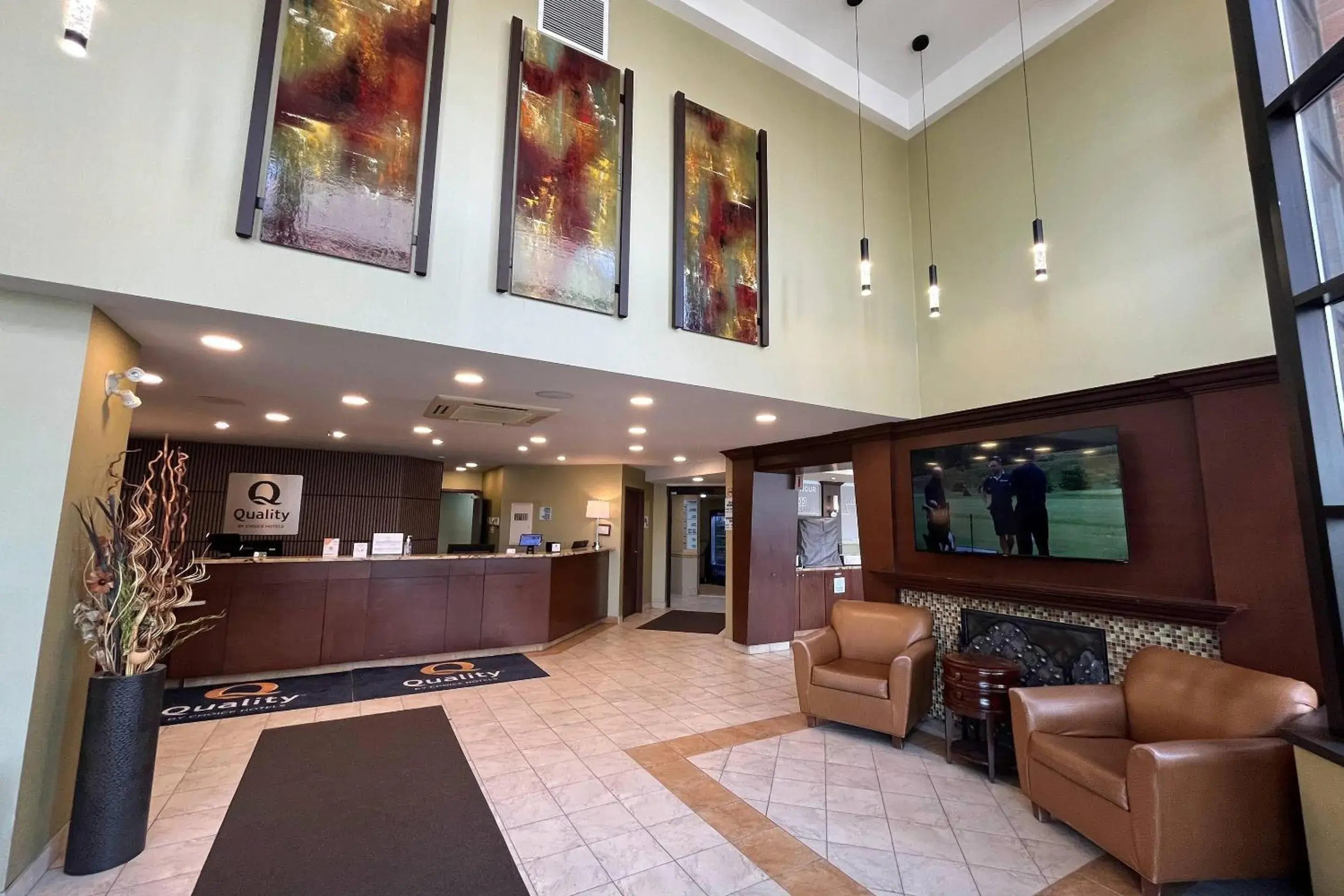 Lobby or reception in Quality Inn Saint-Jean-sur-Richelieu Lobby or reception in Quality Inn Saint-Jean-sur-Richelieu