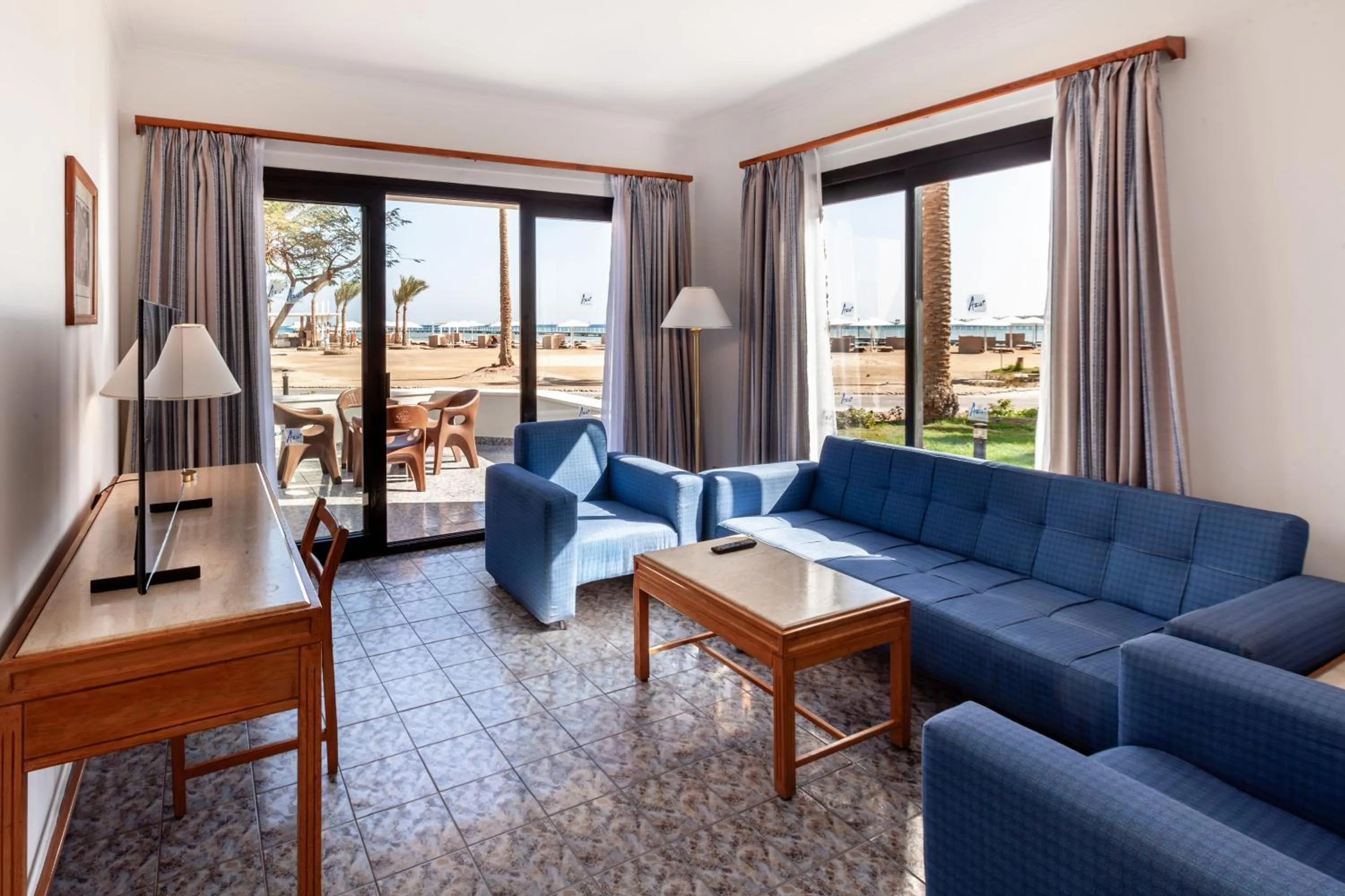 Living room in Pharaoh Azur Resort