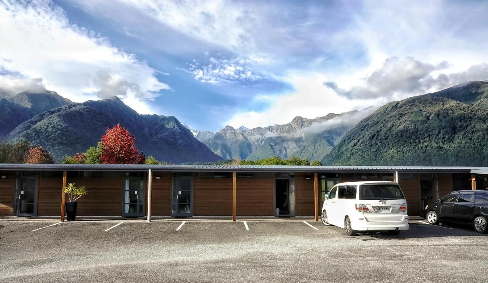 Mountain view in Sunset Motel