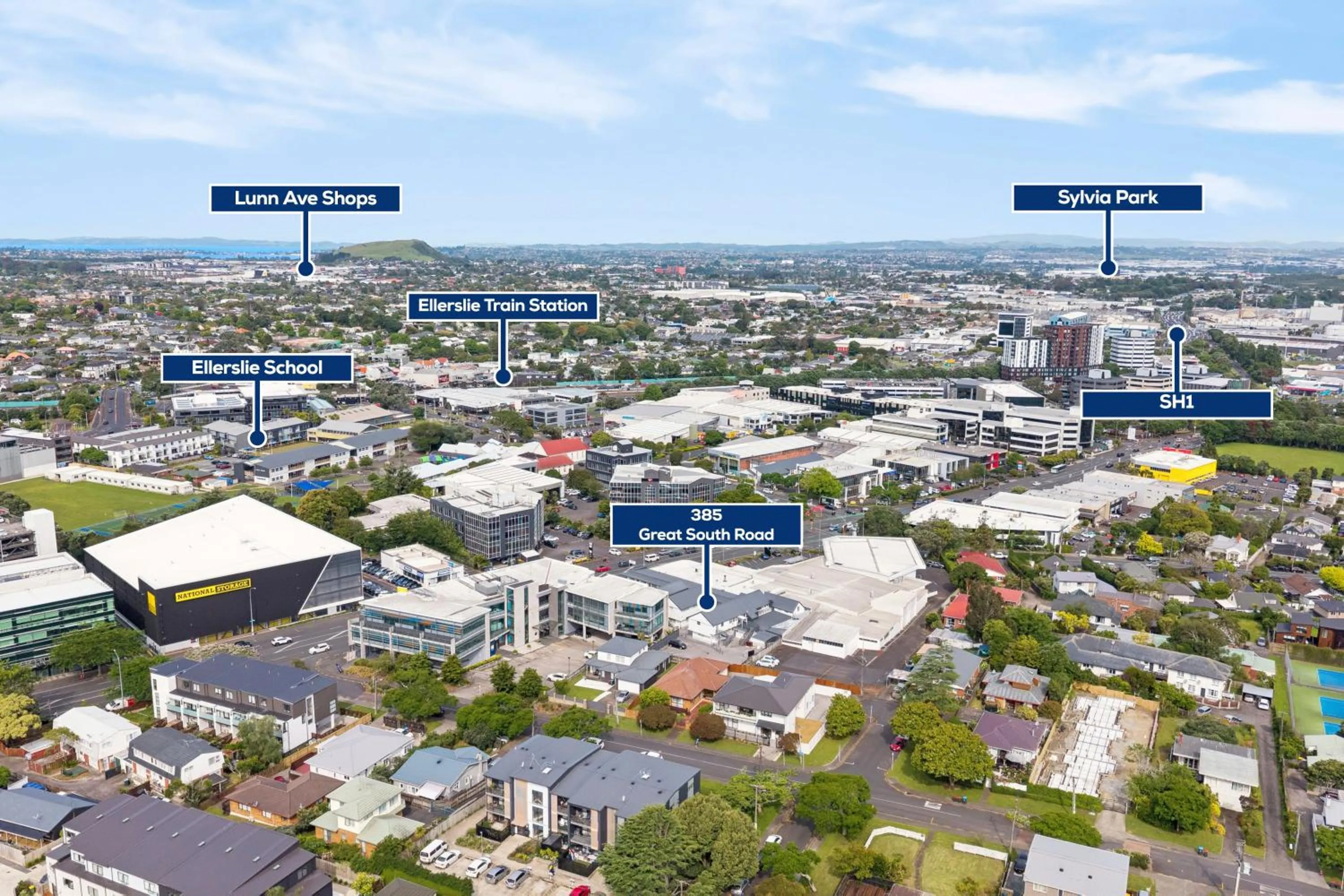 Bird's eye view in Sai Motels - Greenlane Auckland