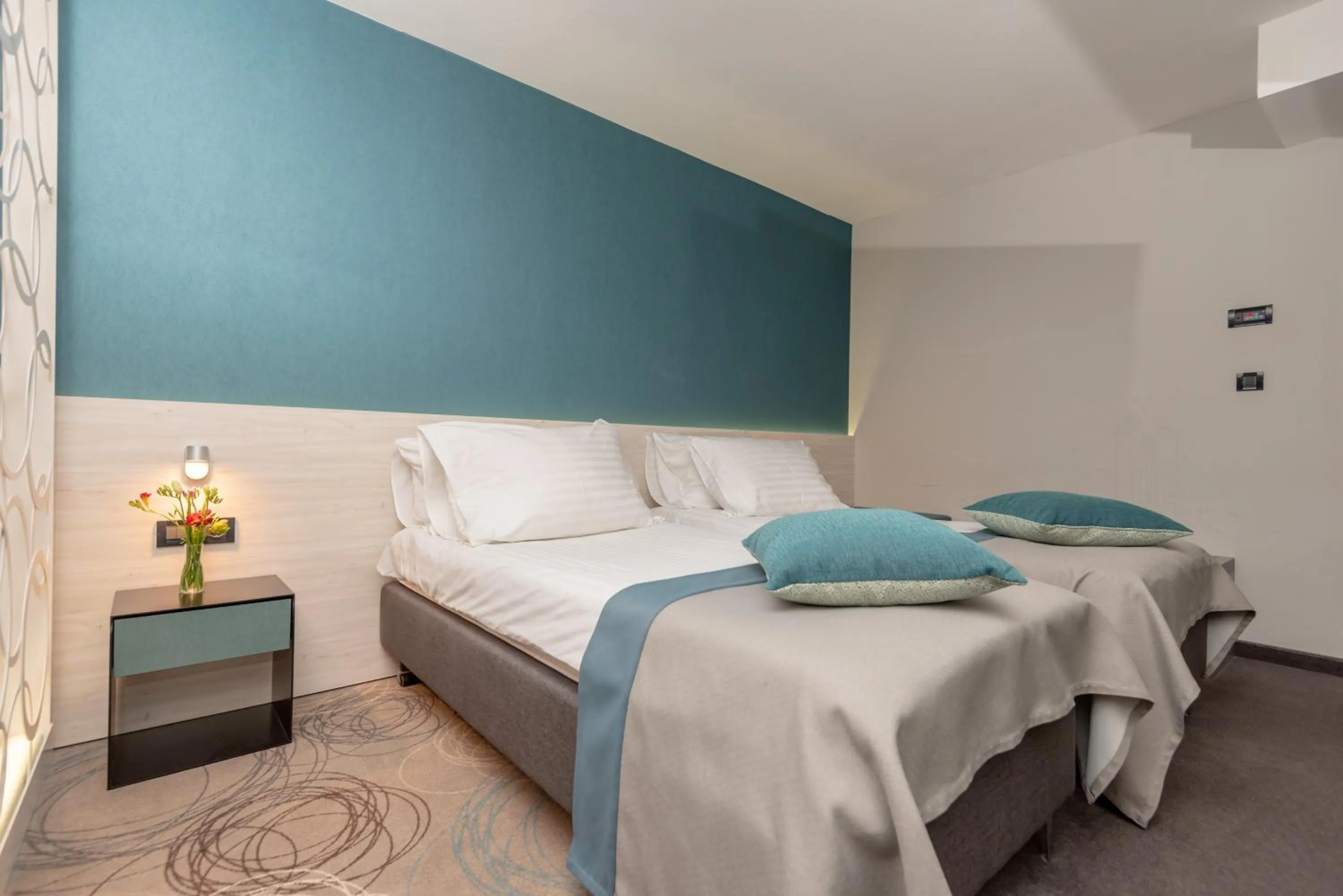 Bed in Hotel Kolovare