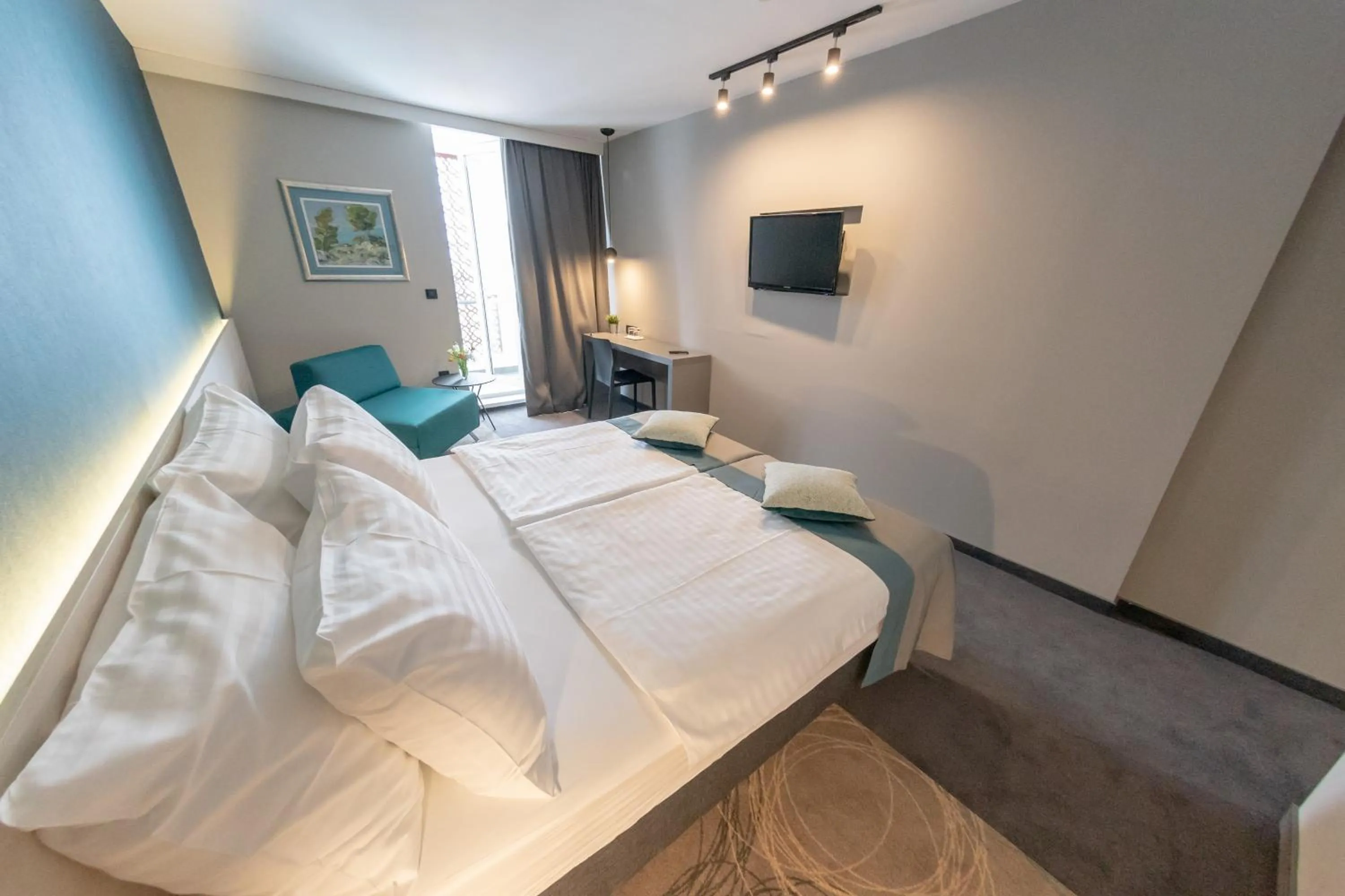 Decorative detail, Bed in Hotel Kolovare