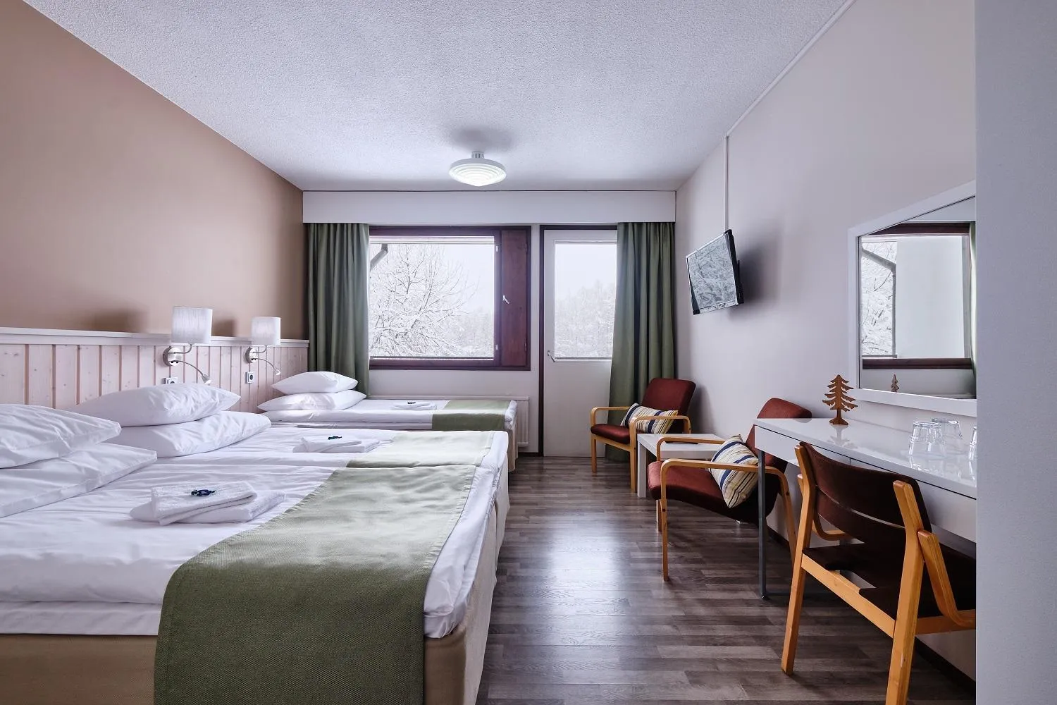 Bed in Hotelli Pielinen