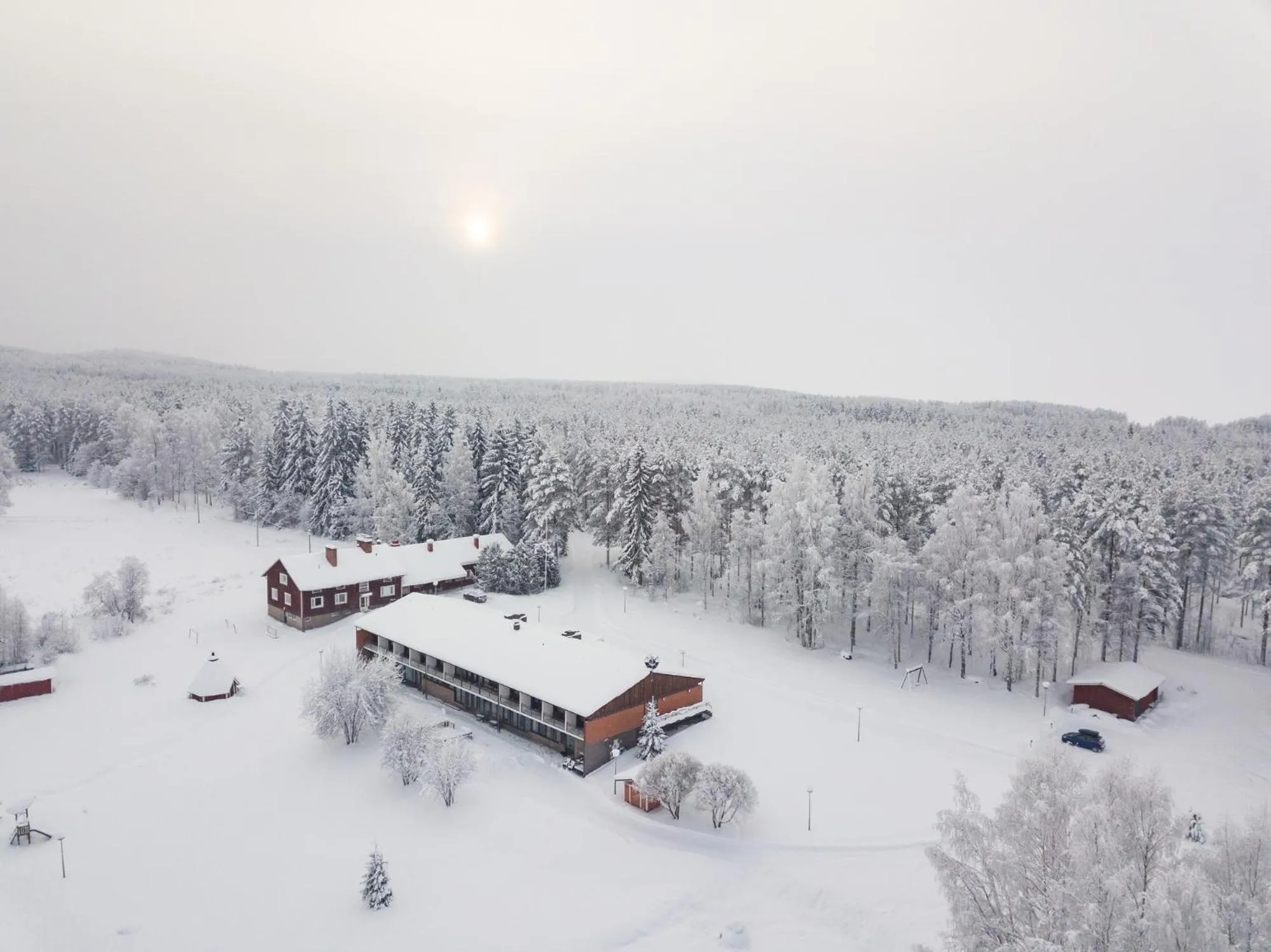 Bird's eye view in Hotelli Pielinen