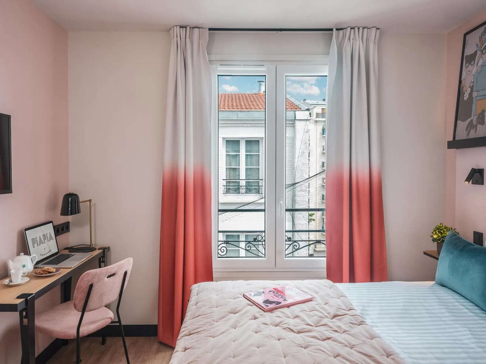 Bed in Hôtel Piapia