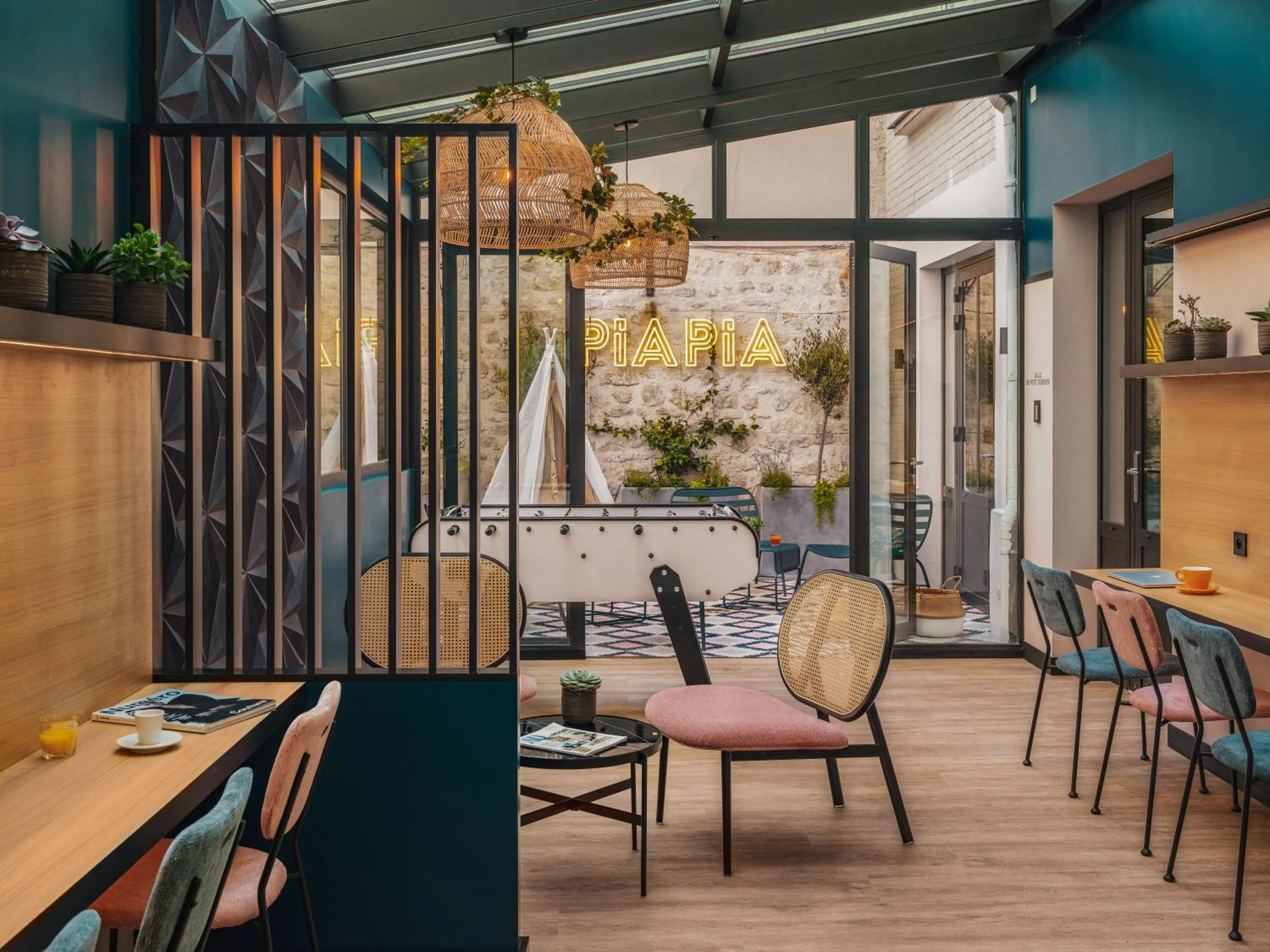 Seating area in Hôtel Piapia