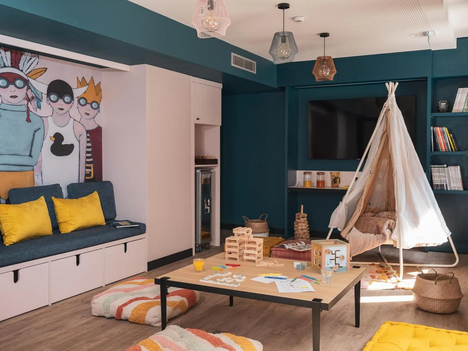 Children play ground in Hôtel Piapia