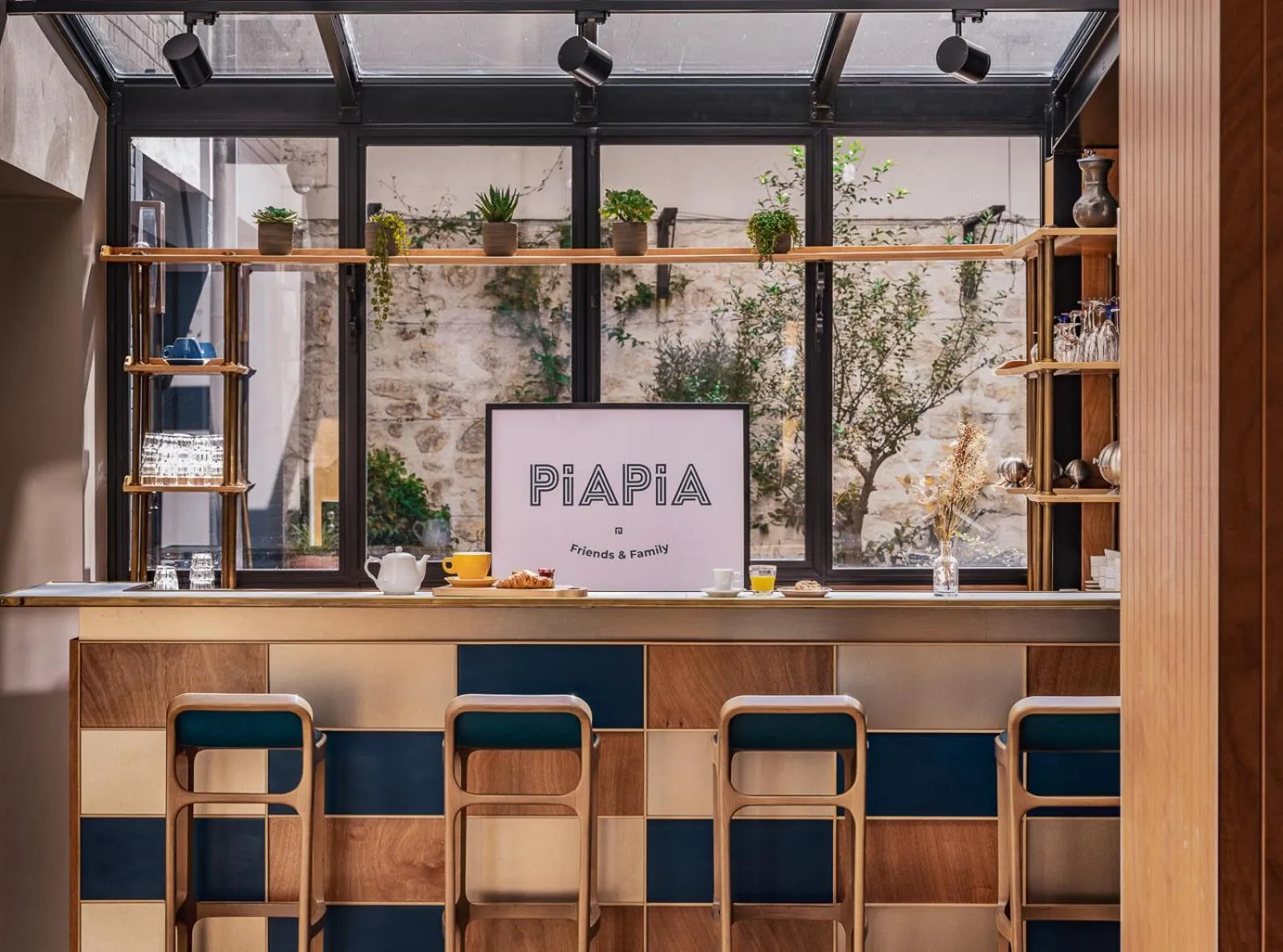 Lobby or reception in Hôtel Piapia