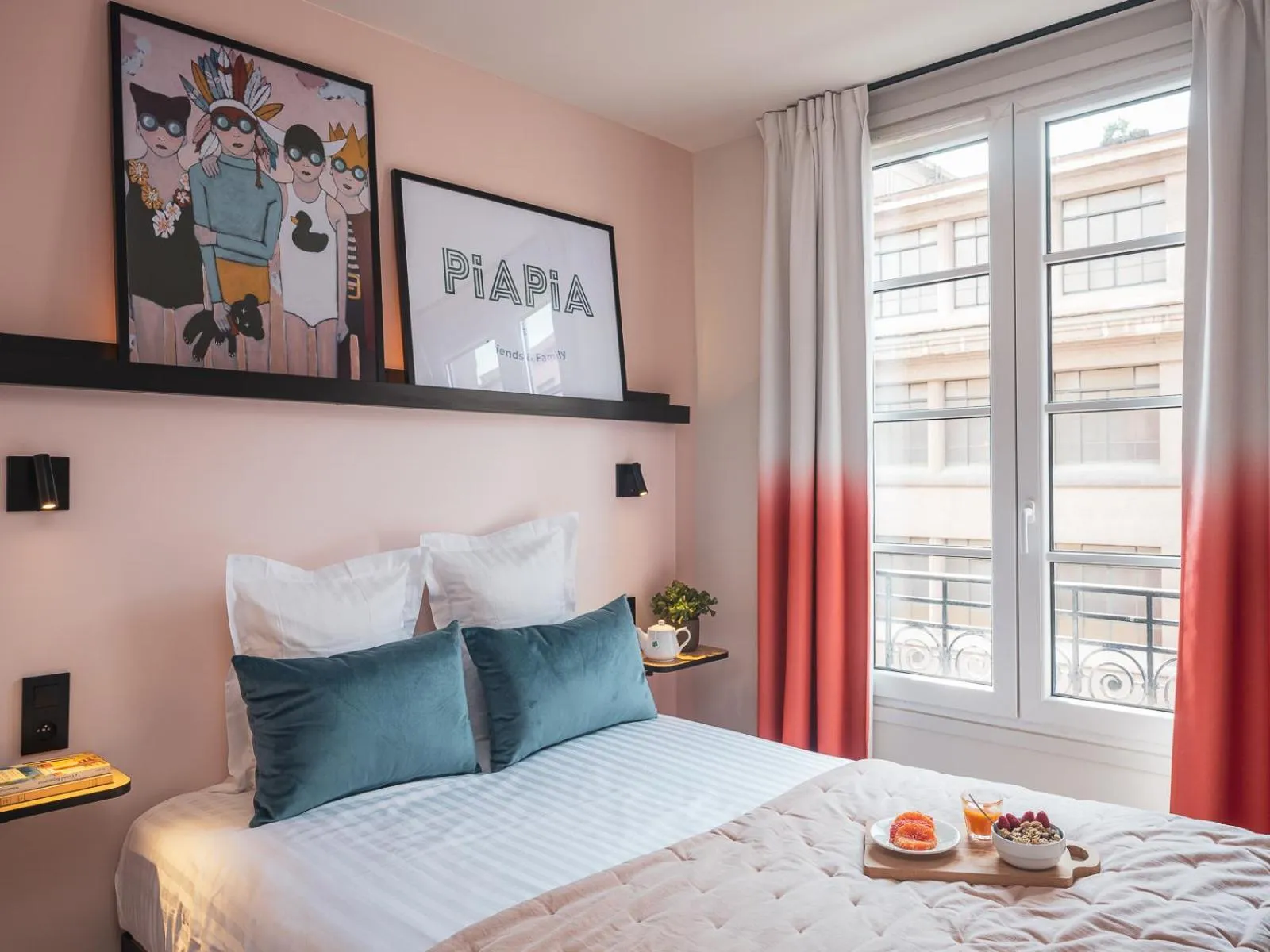 Bed in Hôtel Piapia