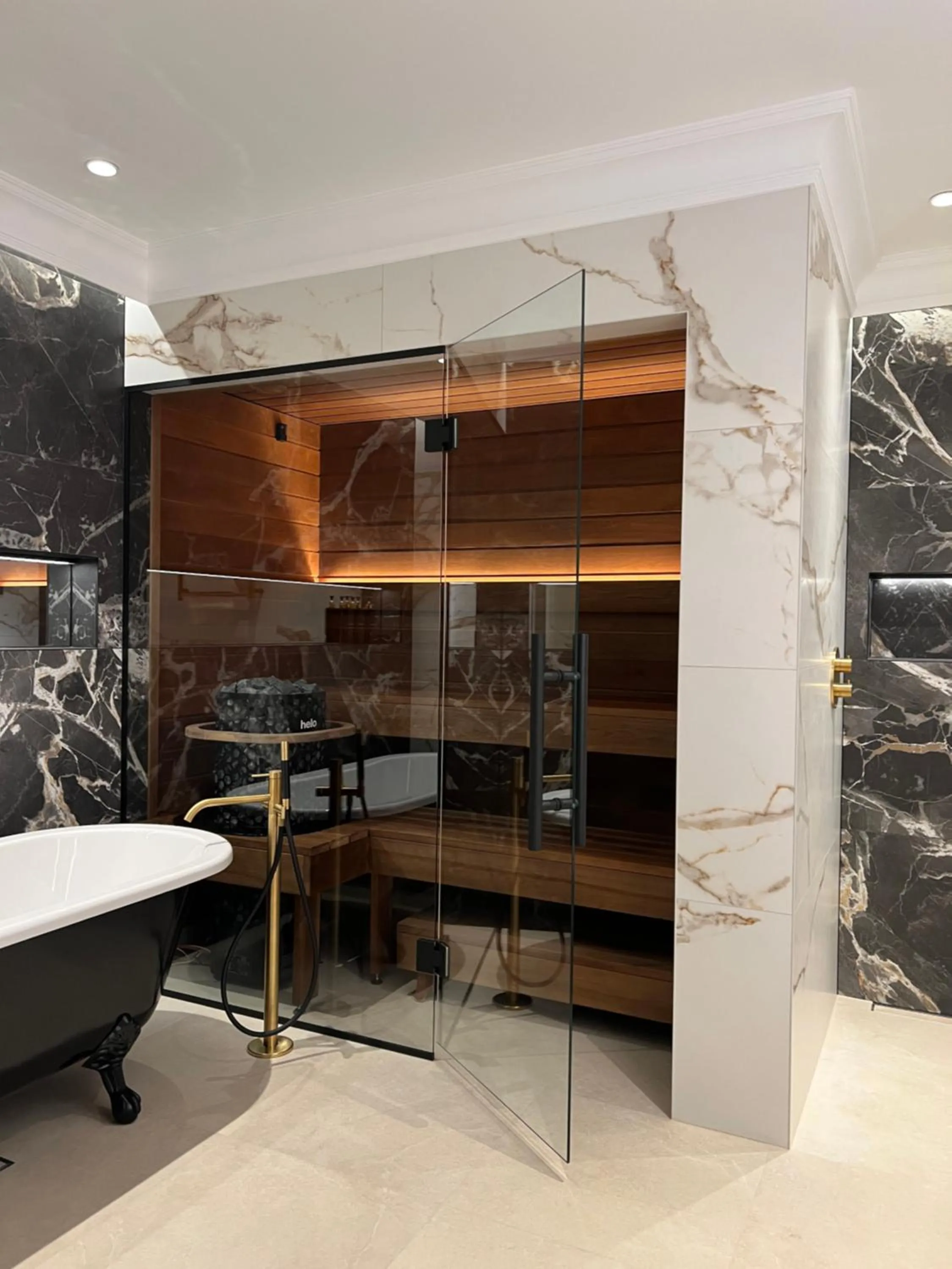 Sauna in Villa Hotel Theresa