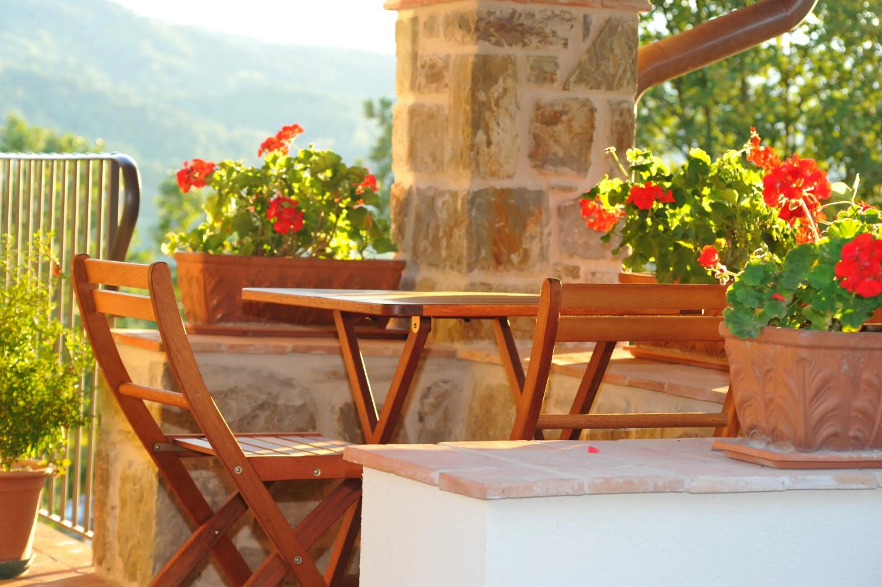 Patio in Albergo Ristorante La Torricella