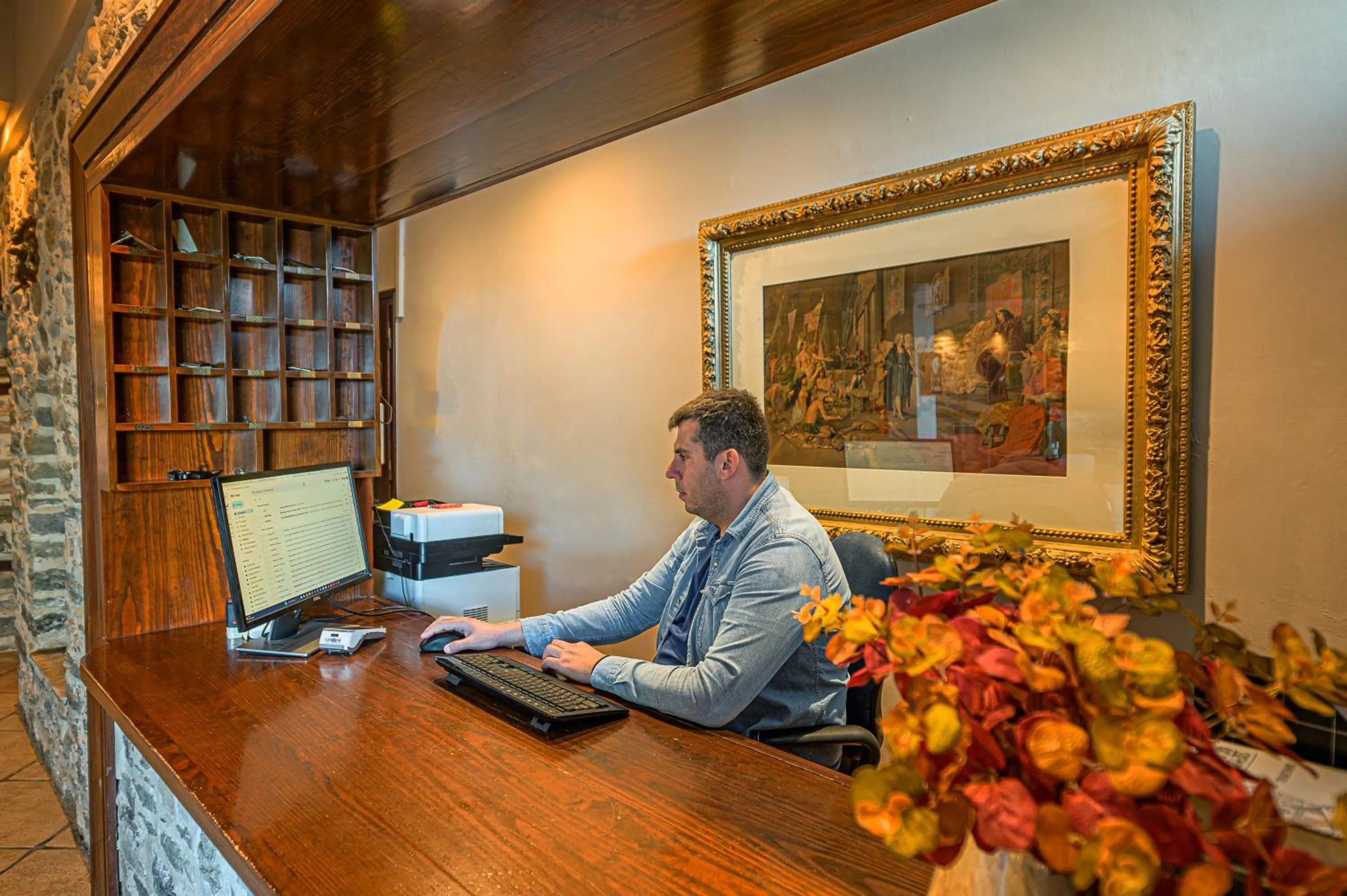 Lobby or reception in Kenta Beach Hotel
