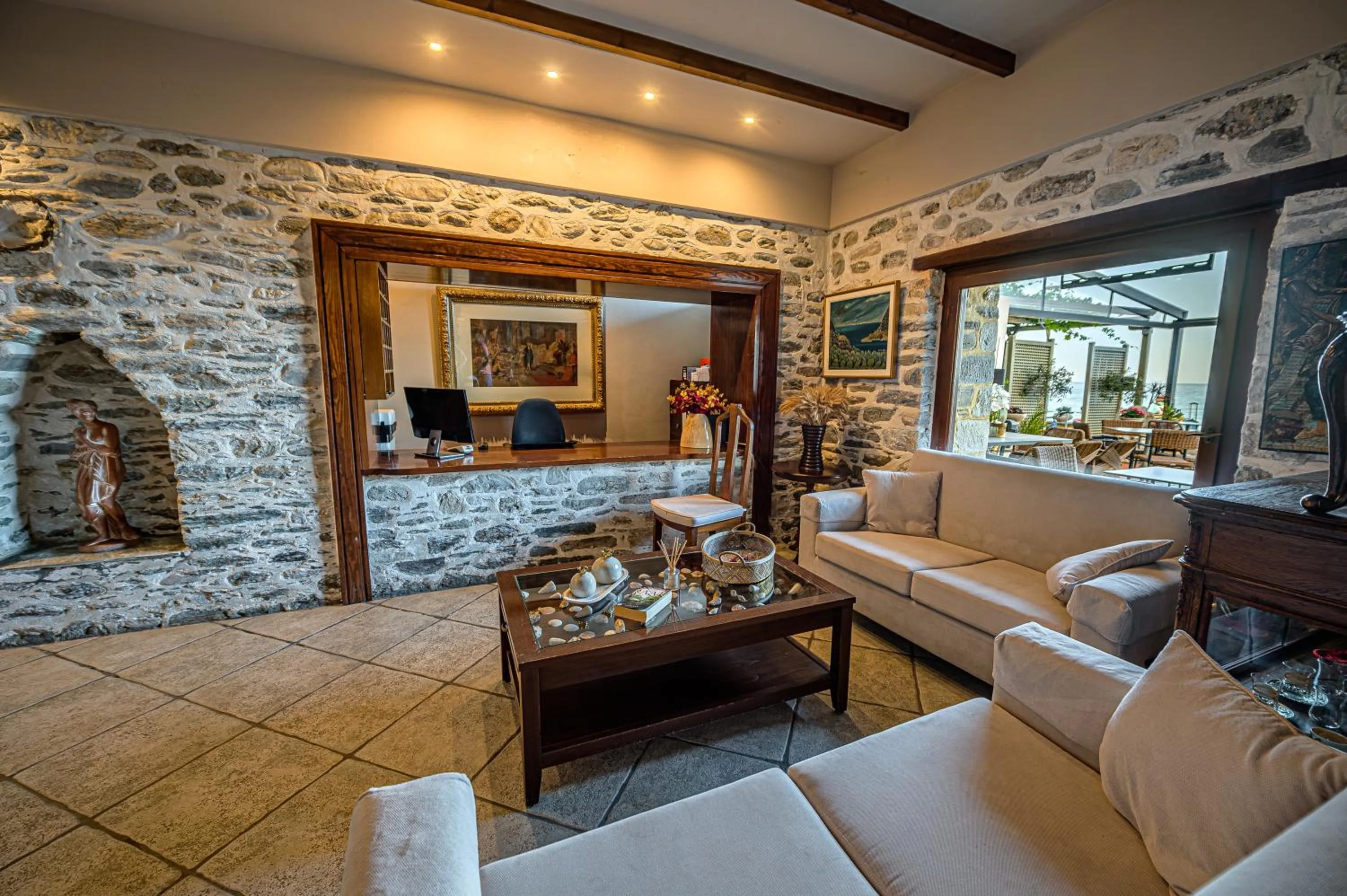 Lobby or reception in Kenta Beach Hotel