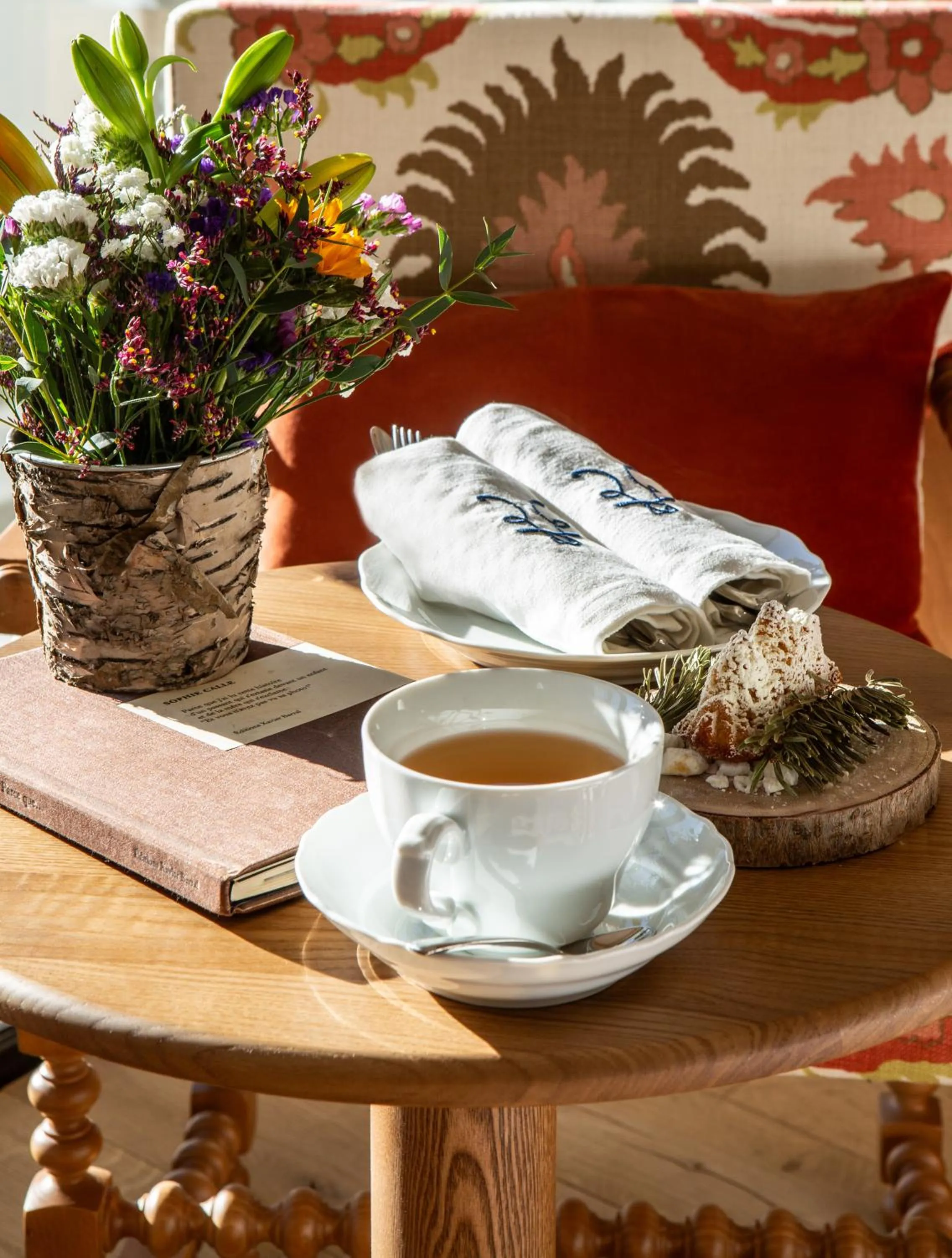Seating area in Alpes Hôtel du Pralong