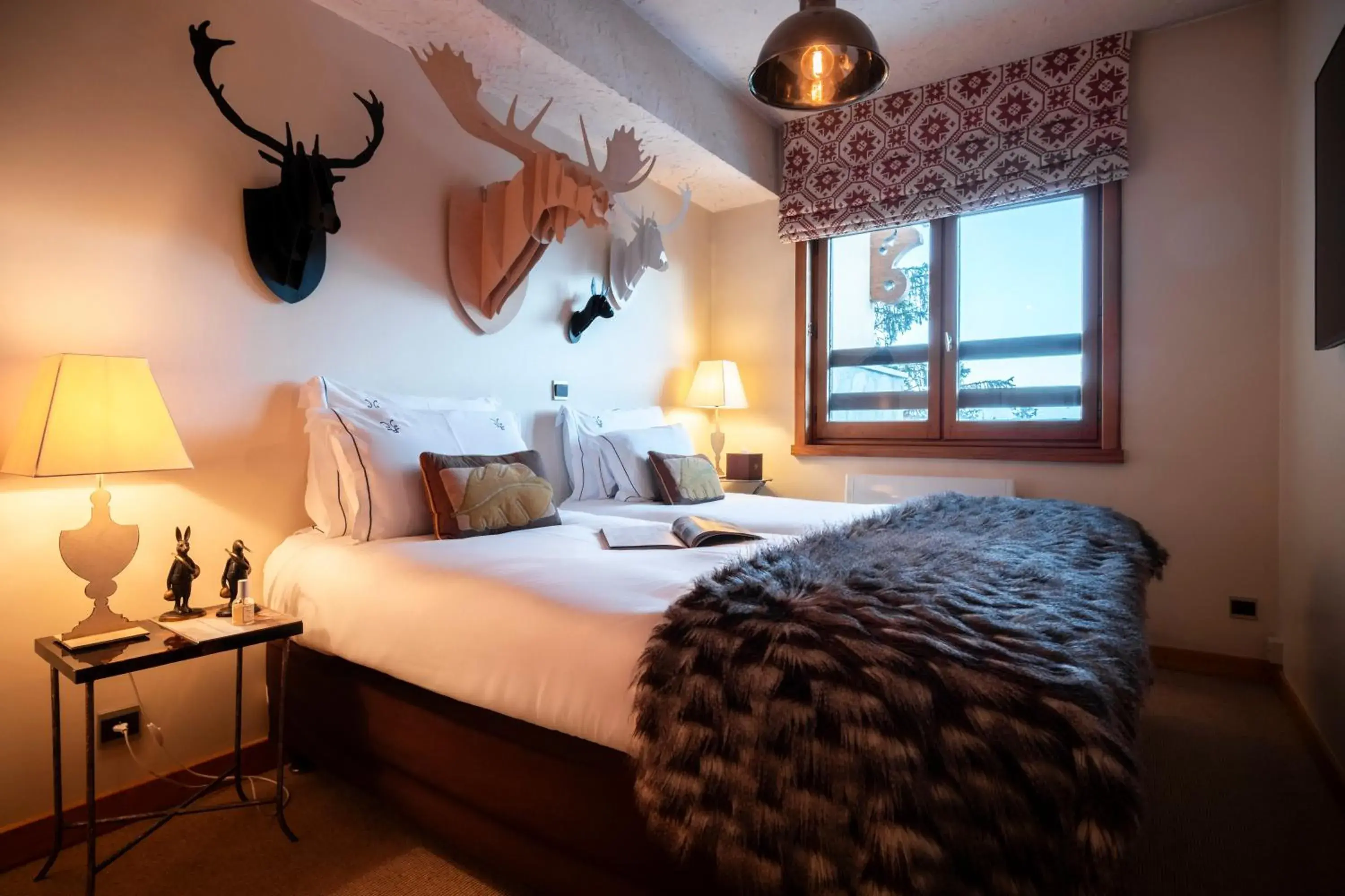 Bed in Alpes Hôtel du Pralong Bed in Alpes Hôtel du Pralong