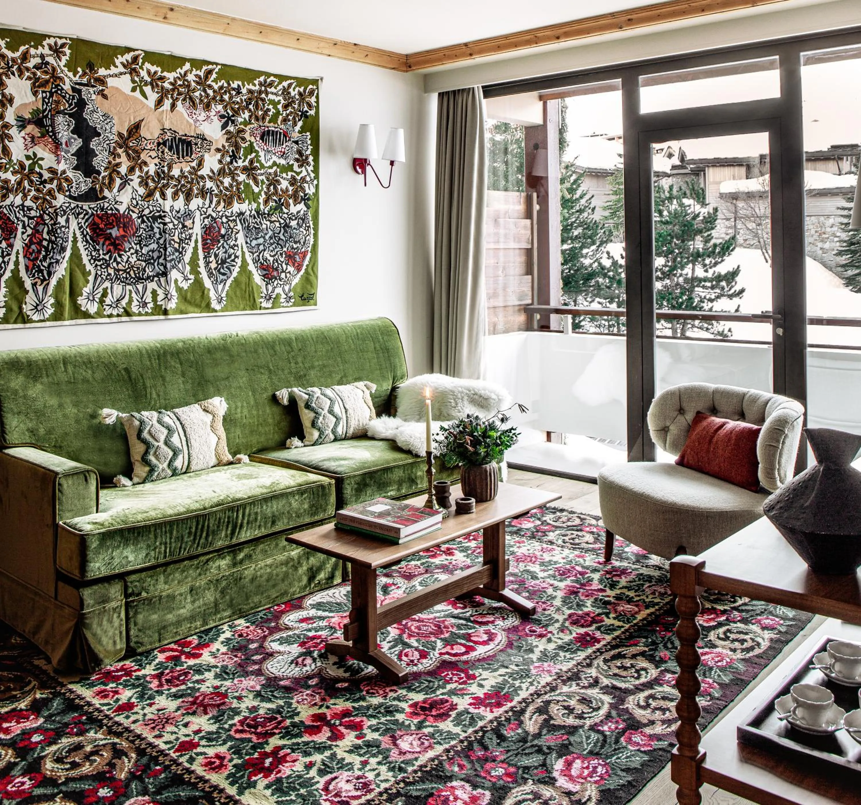 Skiing in Alpes Hôtel du Pralong