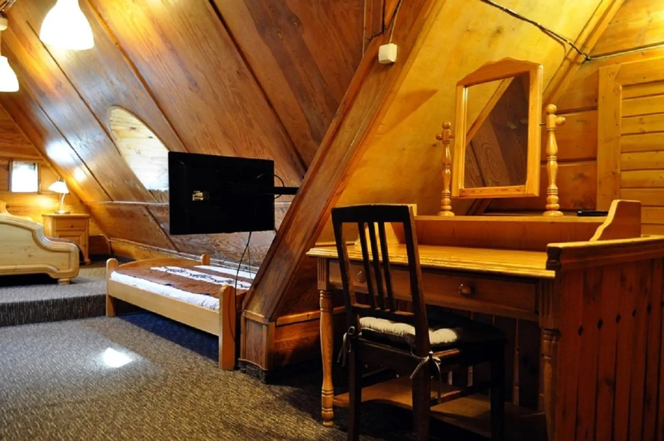 Living room, Bed in Willa Orla