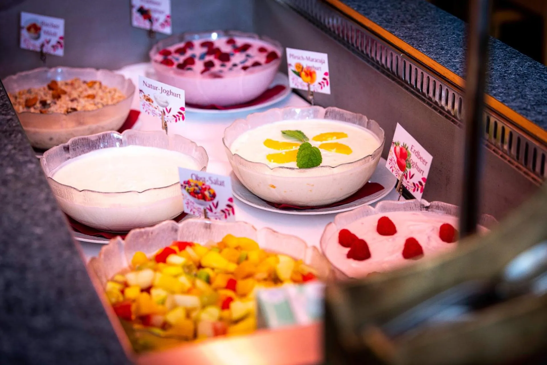 Buffet breakfast in Hotel Schörhof