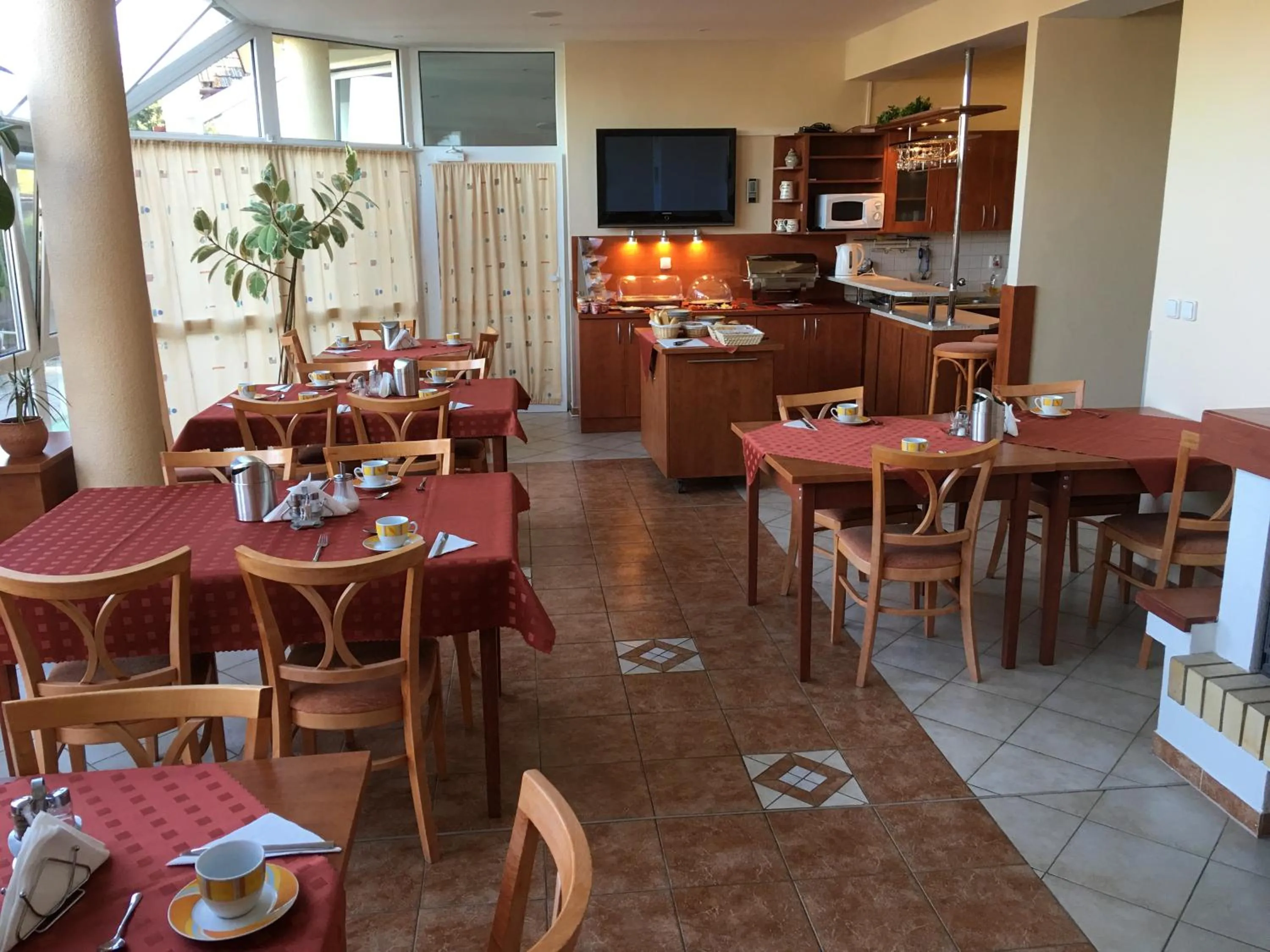 Buffet breakfast in Penzion Ajda