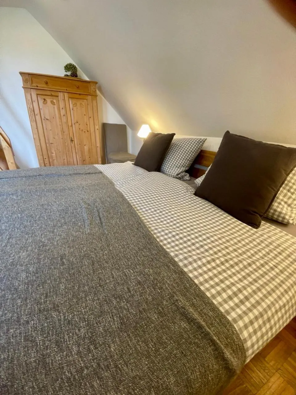 Bed in Hinners-Hoff Apartments