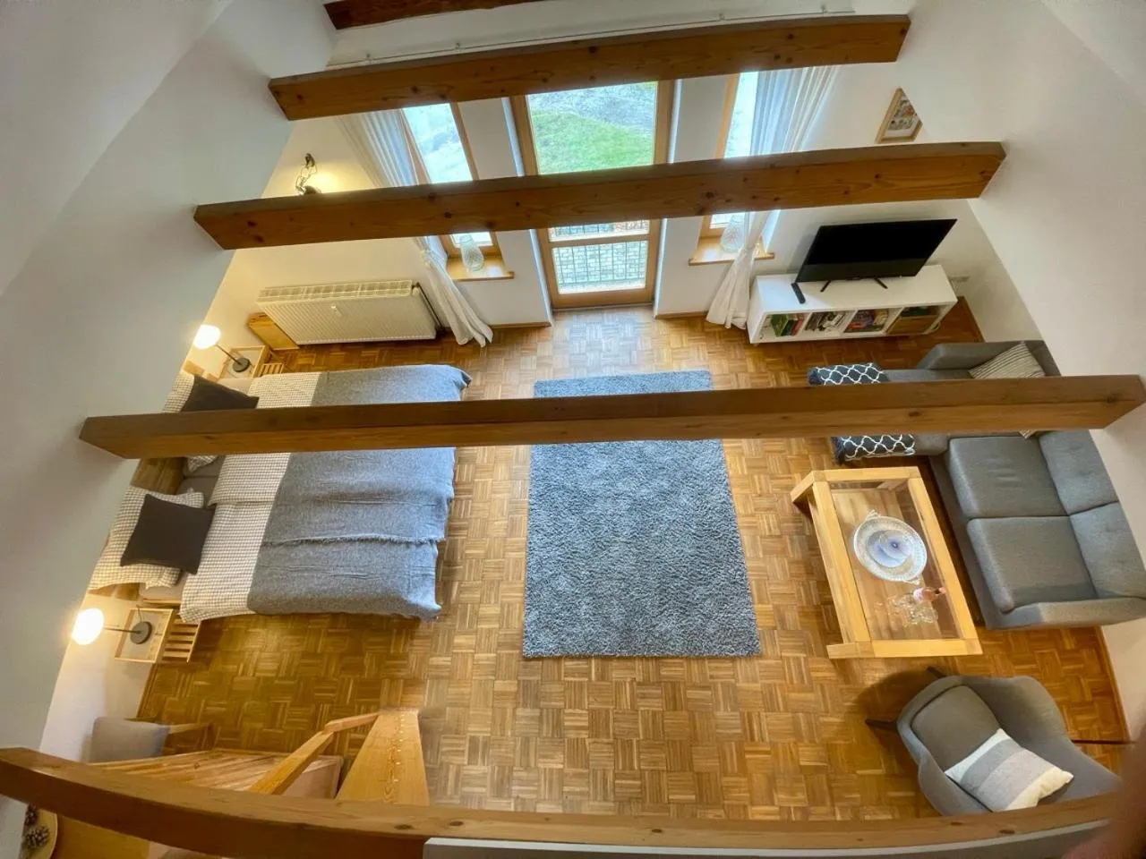 Bedroom in Hinners-Hoff Apartments