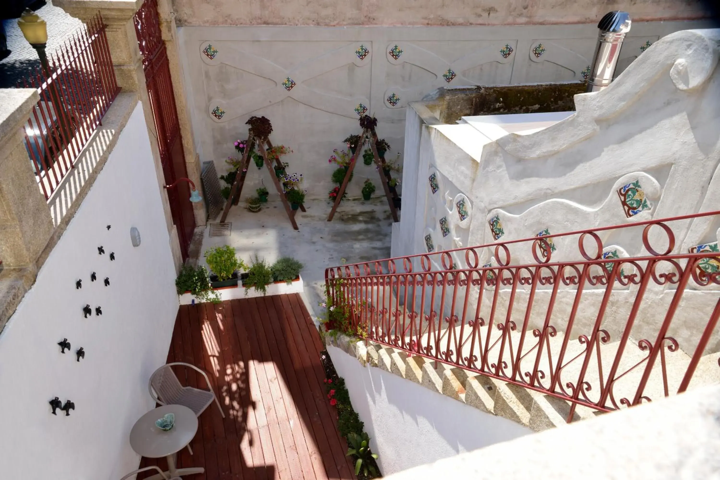 Garden view in Dukes Corner Guest House Garden view in Dukes Corner Guest House