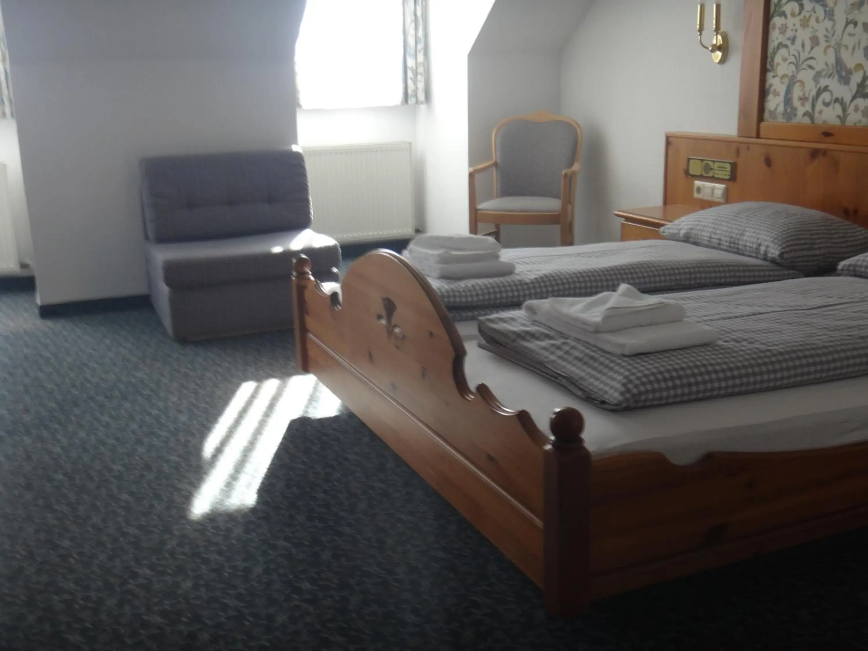 Bed in Bodenseehotel Lindau Bed in Bodenseehotel Lindau