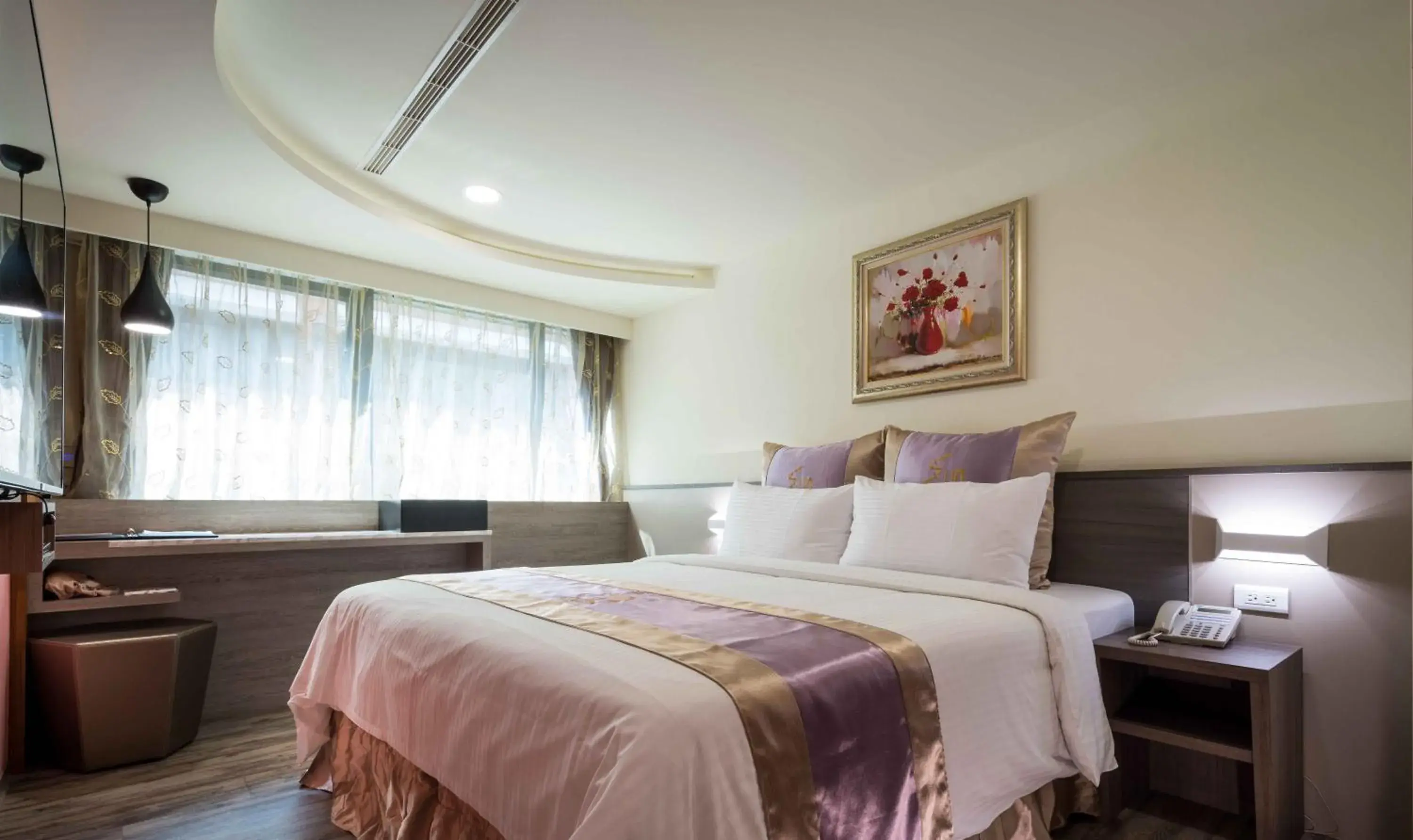 Bedroom, Bed in Sun Hotel Kaohsiung Bedroom, Bed in Sun Hotel Kaohsiung