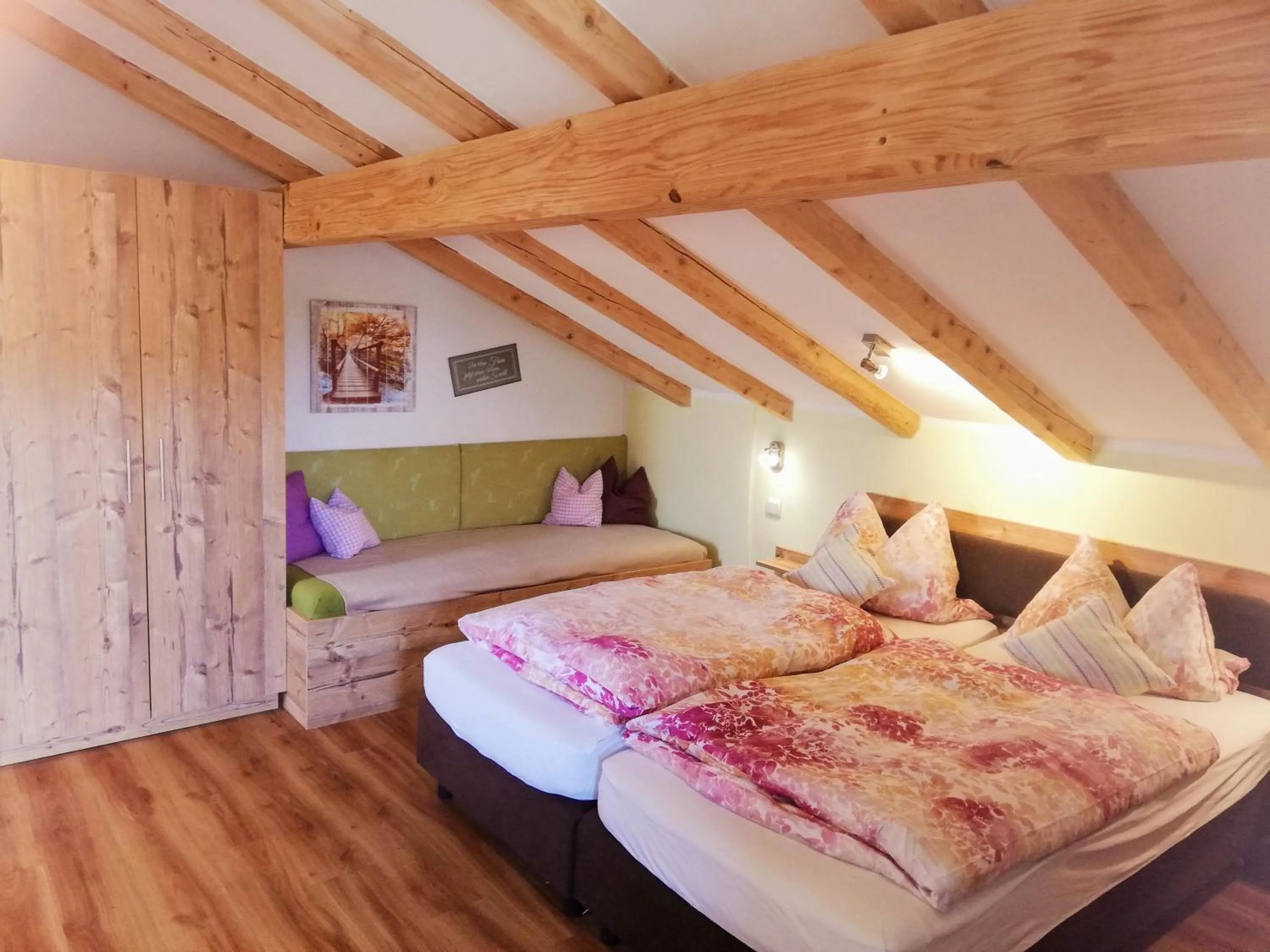 Bed in Pension Berghof