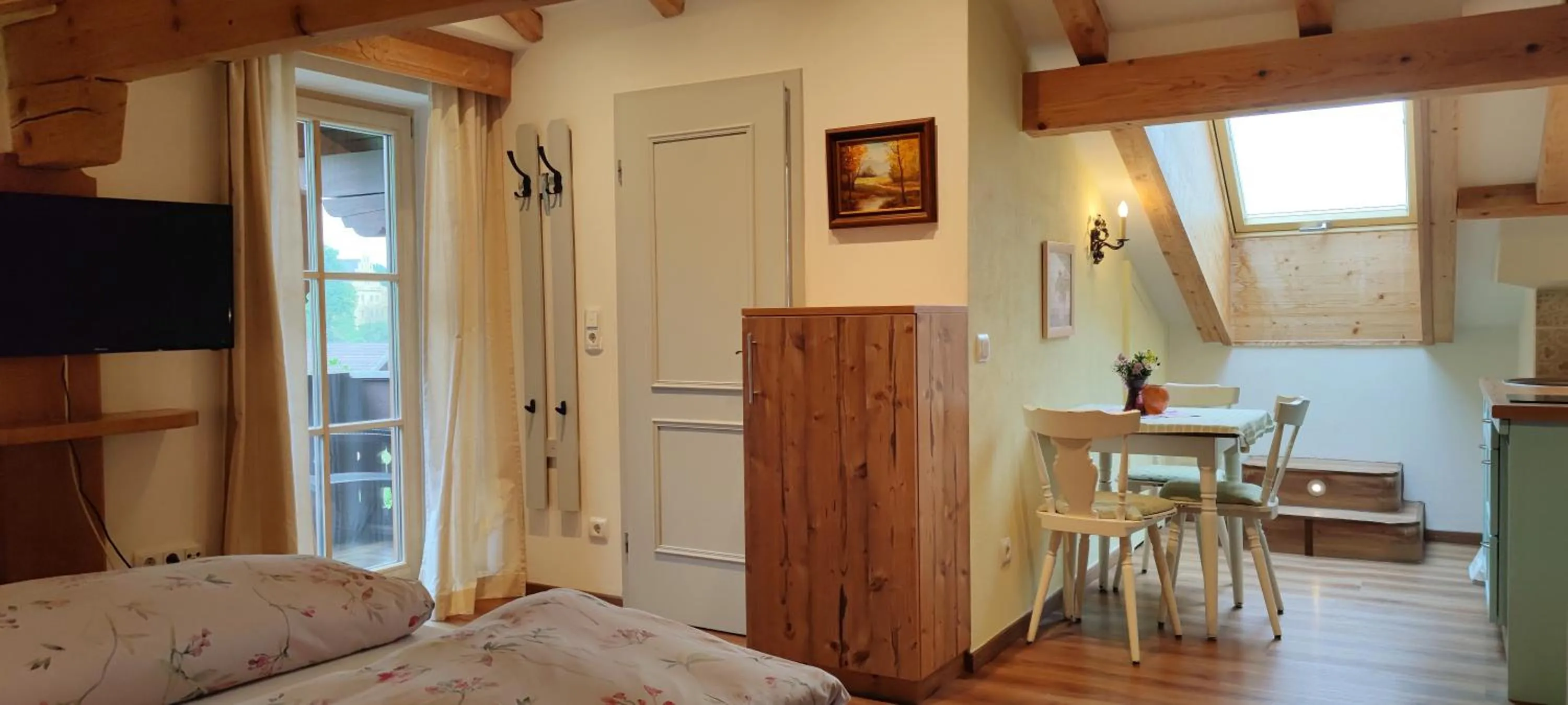Bed in Pension Berghof