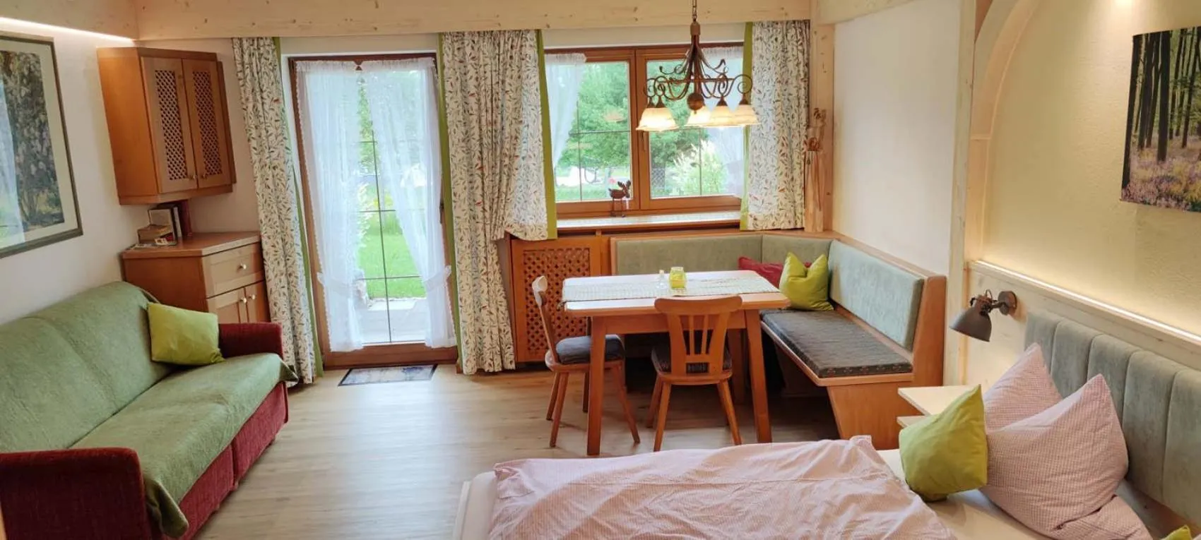 Bed in Pension Berghof