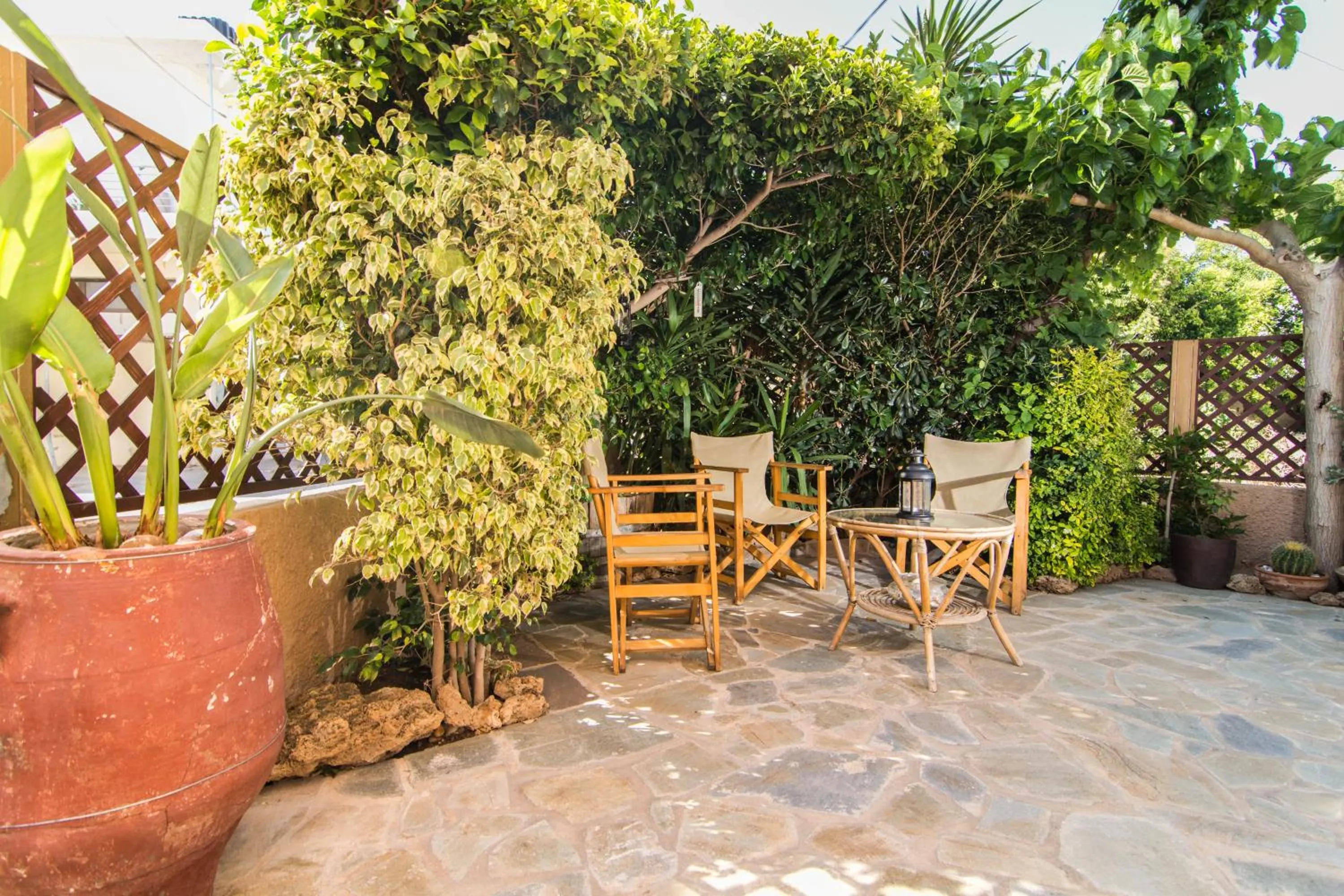 Patio in Lito Apartments Paleochora