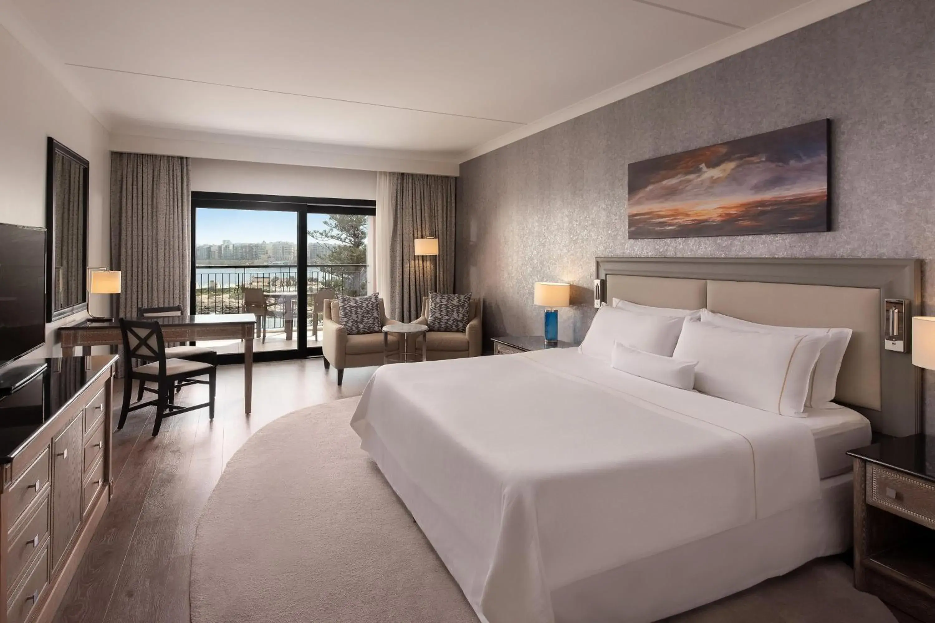 Executive Club Room Sea View, 1 King Bed in The Westin Dragonara Resort, Malta Executive Club Room Sea View, 1 King Bed in The Westin Dragonara Resort, Malta