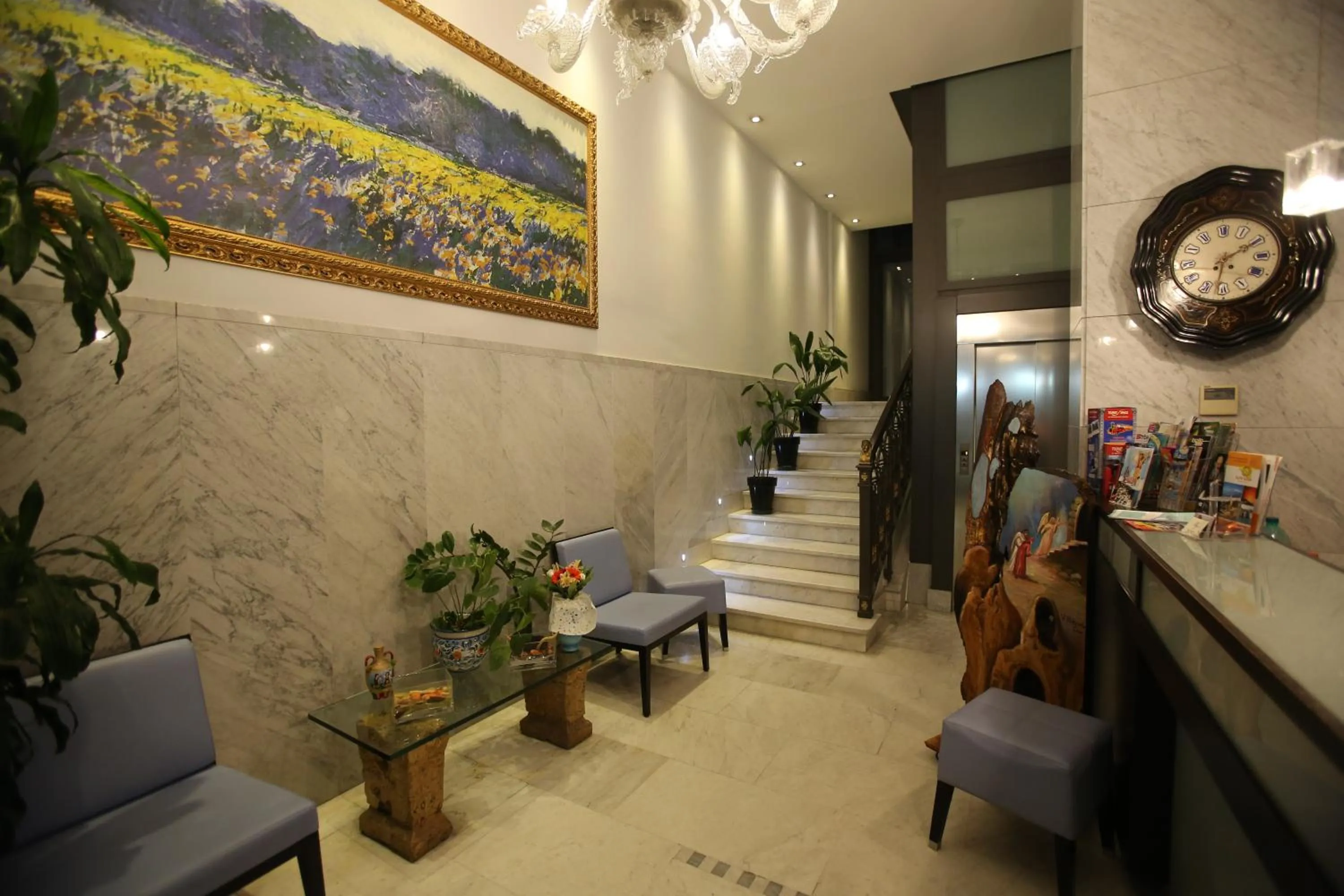 Lobby or reception in Rigel Hotel