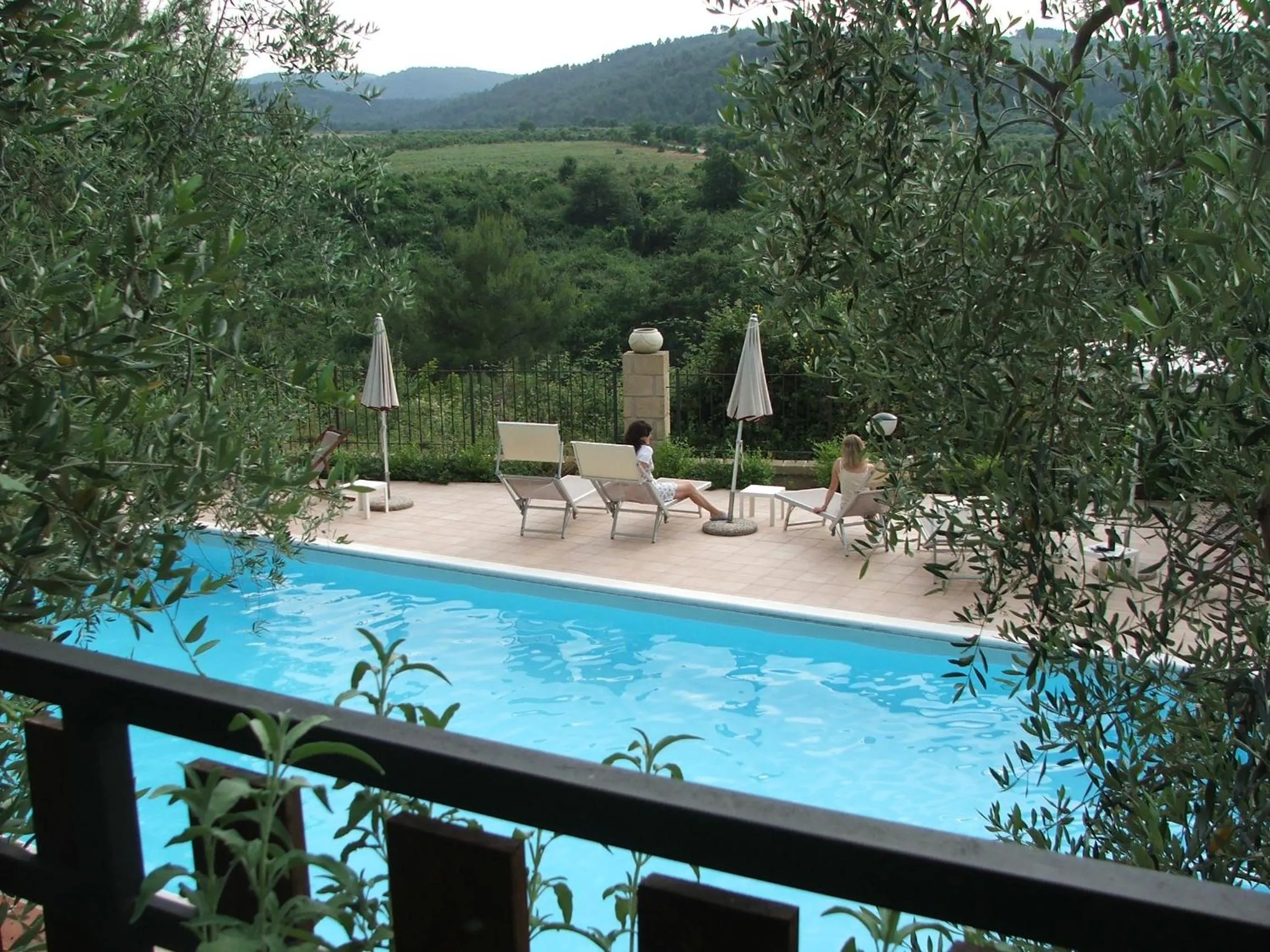Pool view in Agriturismo Fara del Falco
