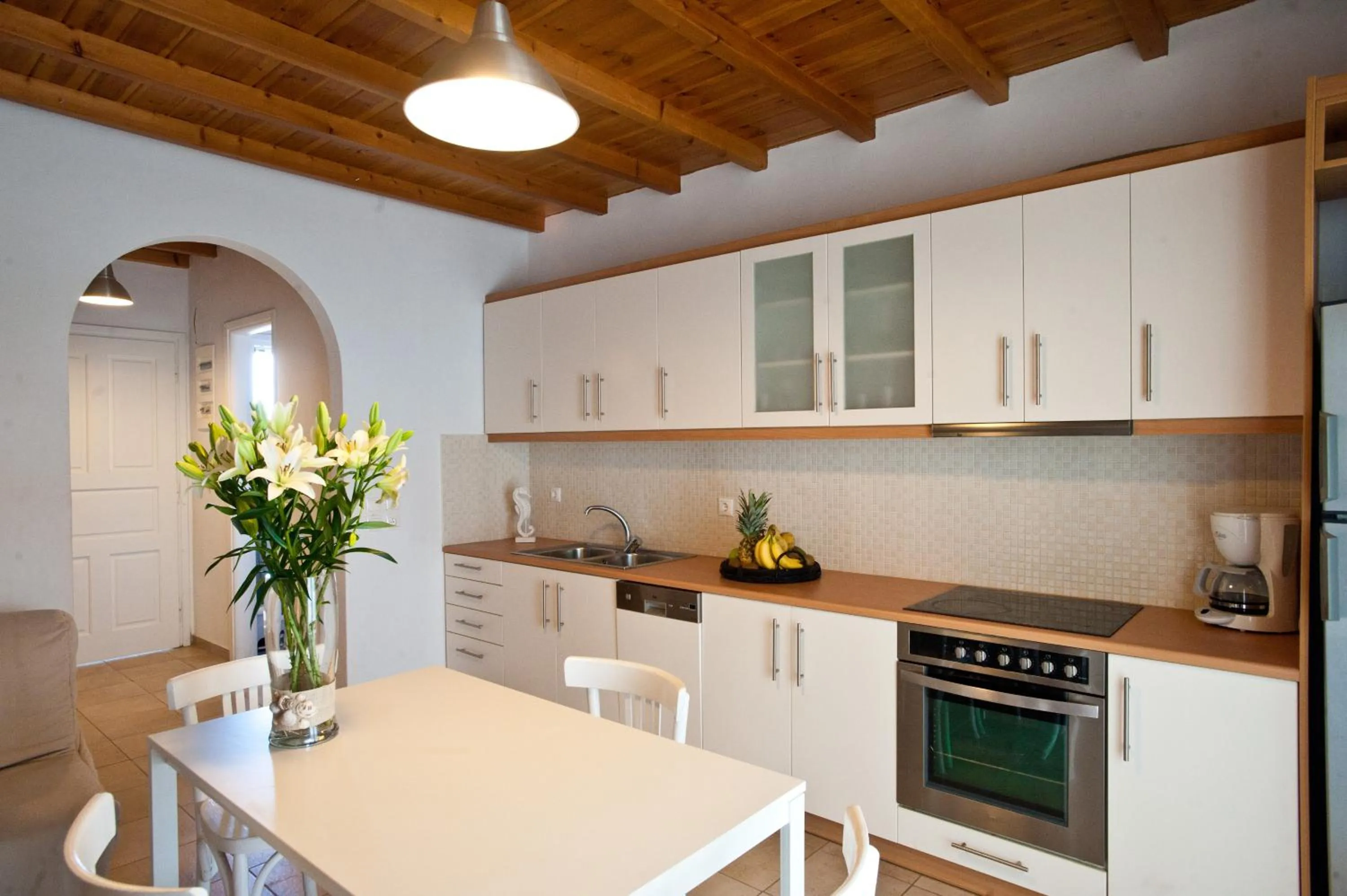 Kitchen or kitchenette in Sea Wind Villas and Suites