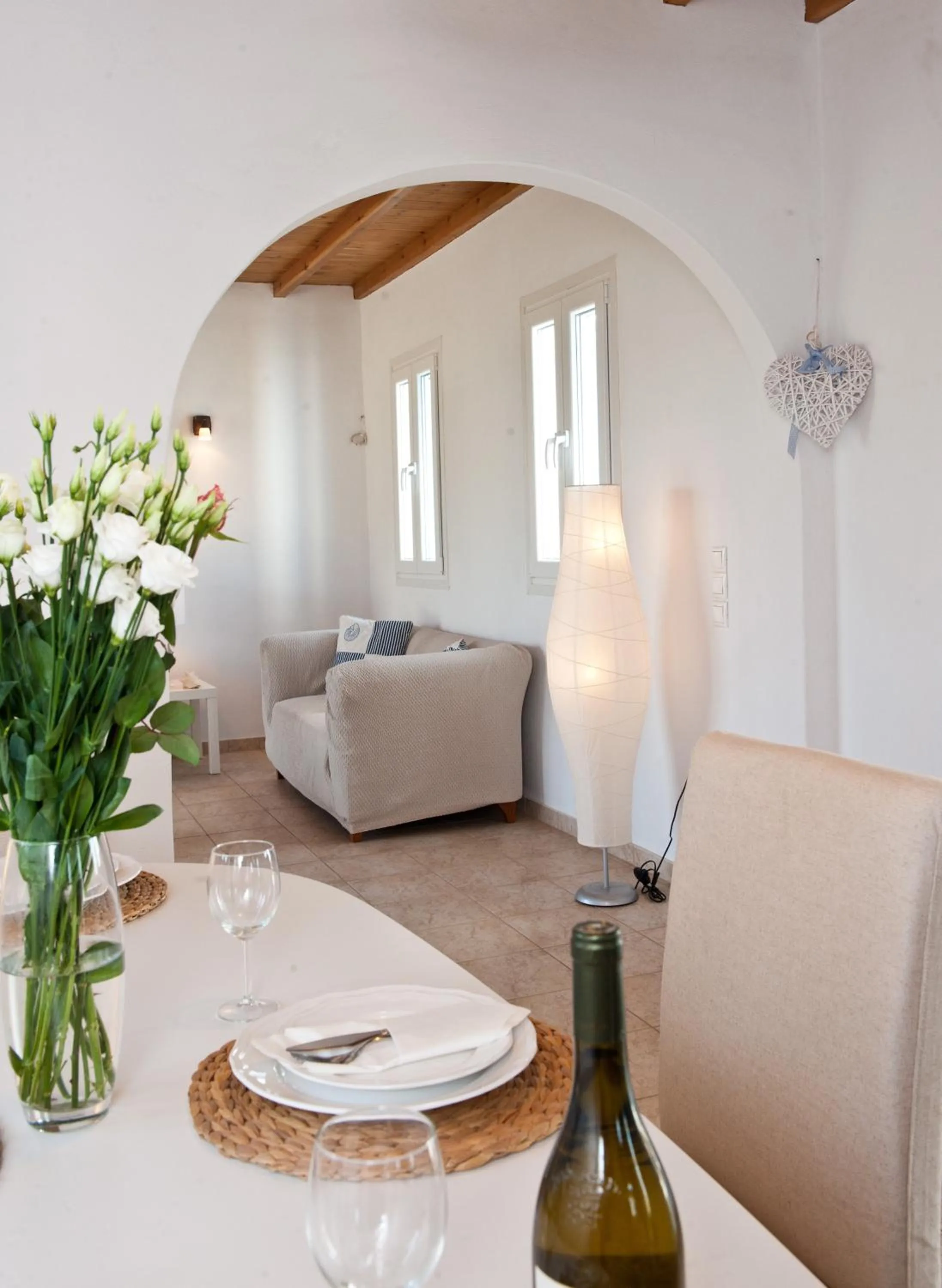 Dining area in Sea Wind Villas and Suites
