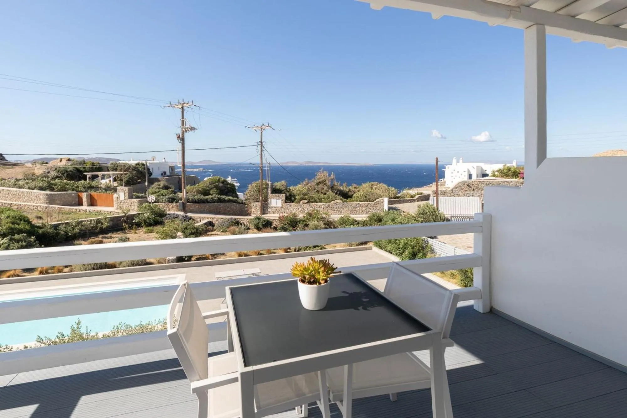 Balcony/Terrace in Sea Wind Villas and Suites