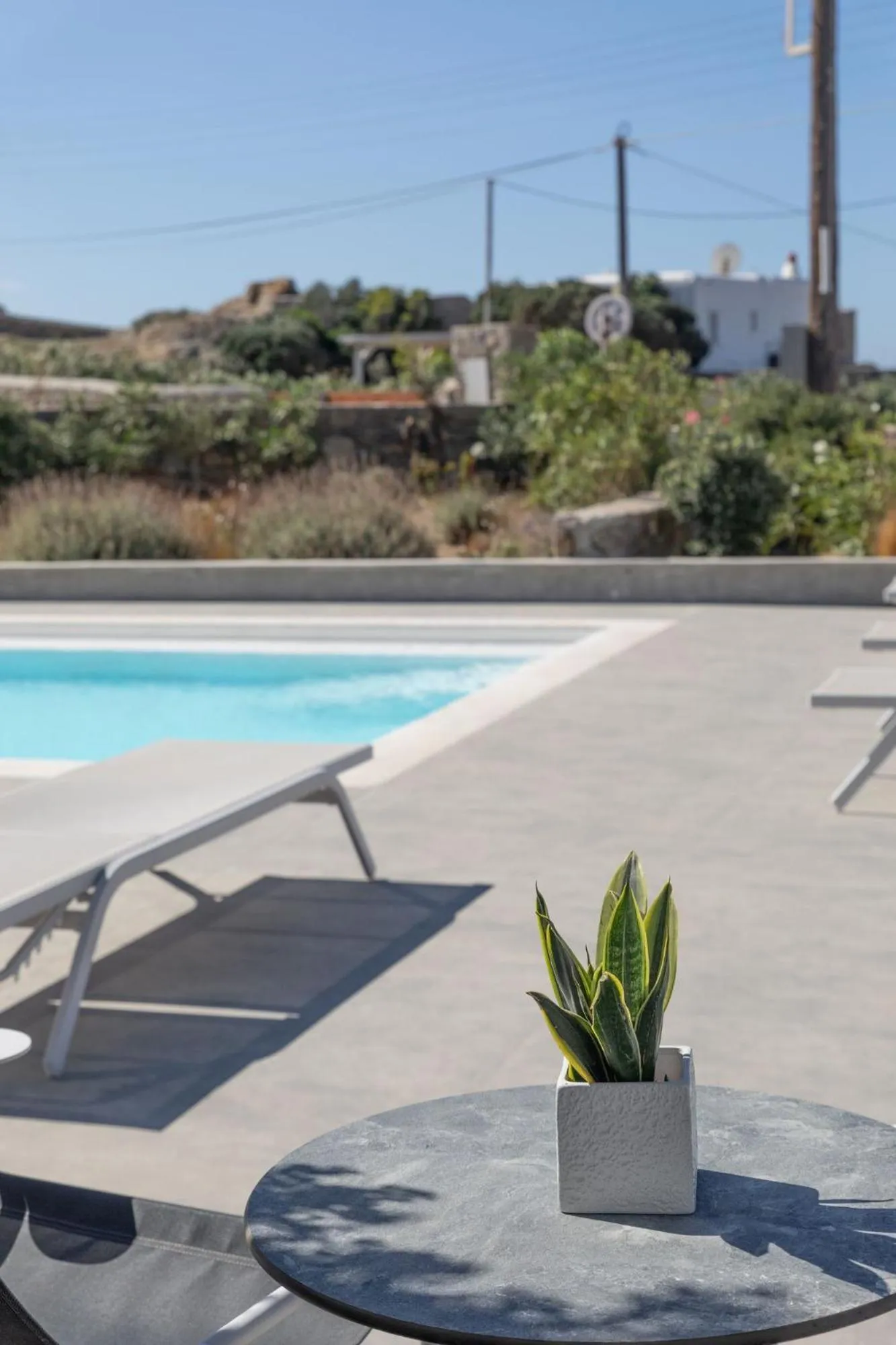 Pool view in Sea Wind Villas and Suites