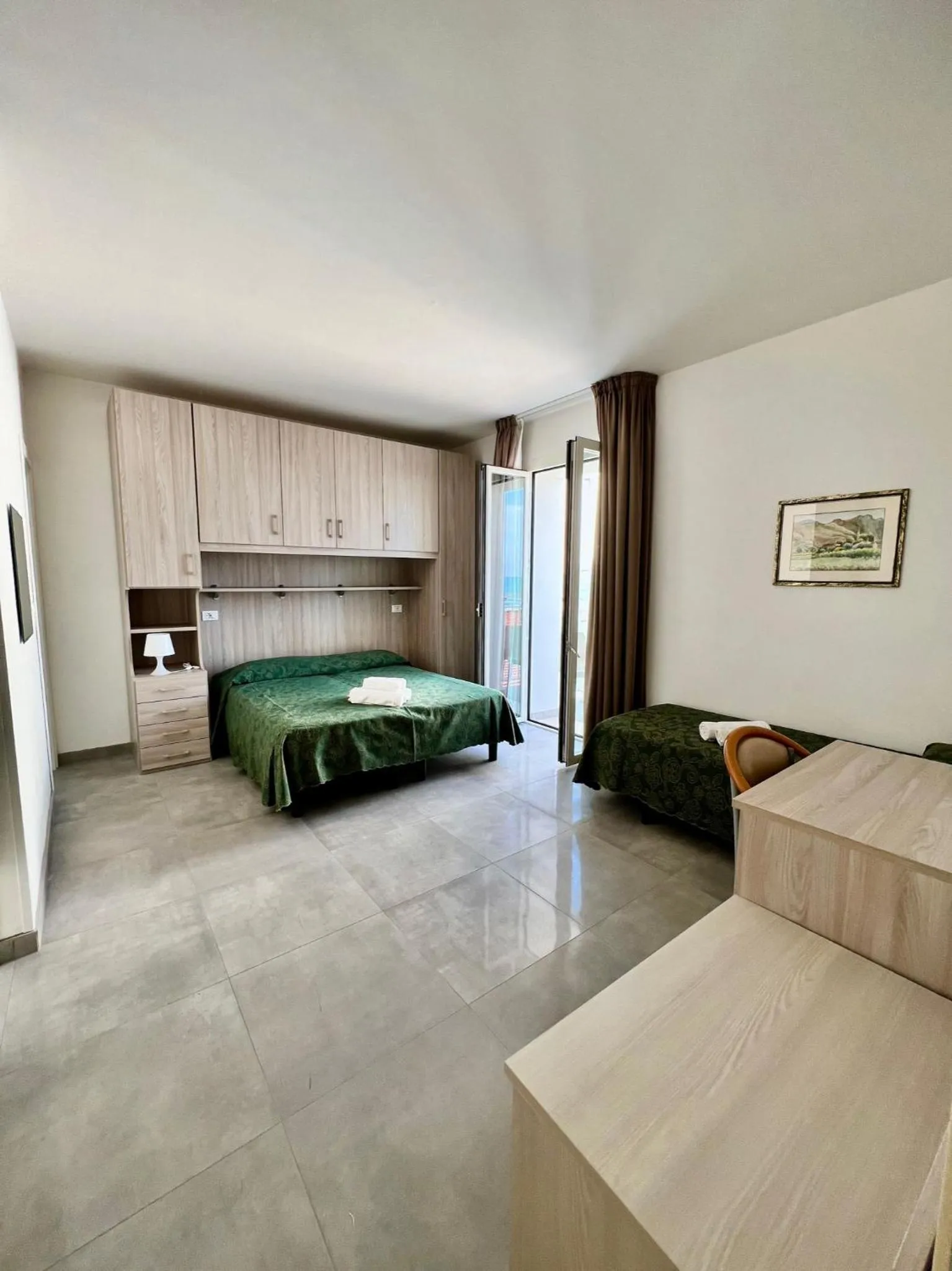 Bed in Hotel Terramare