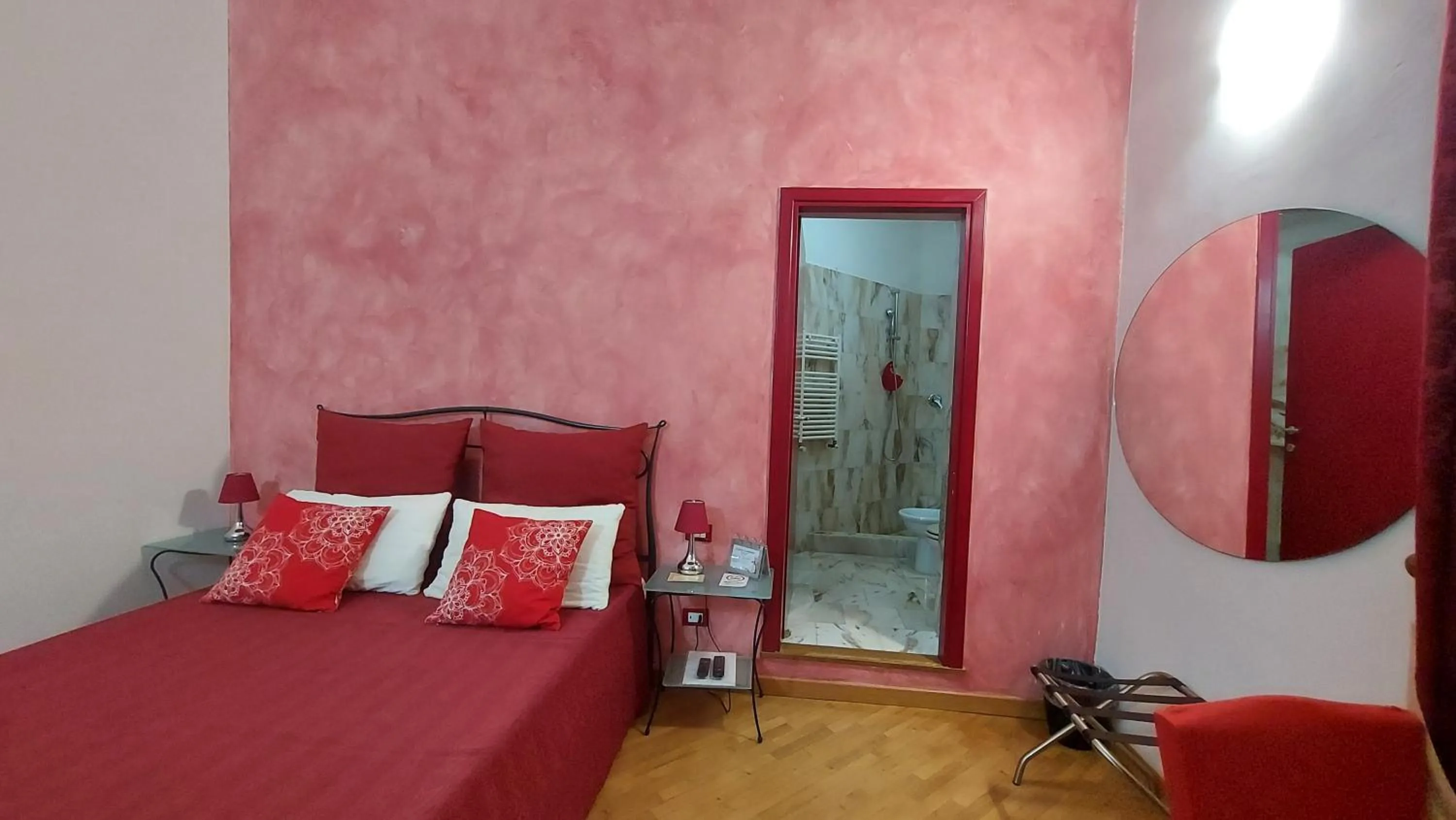 Bathroom, Bed in La Locandiera B&B