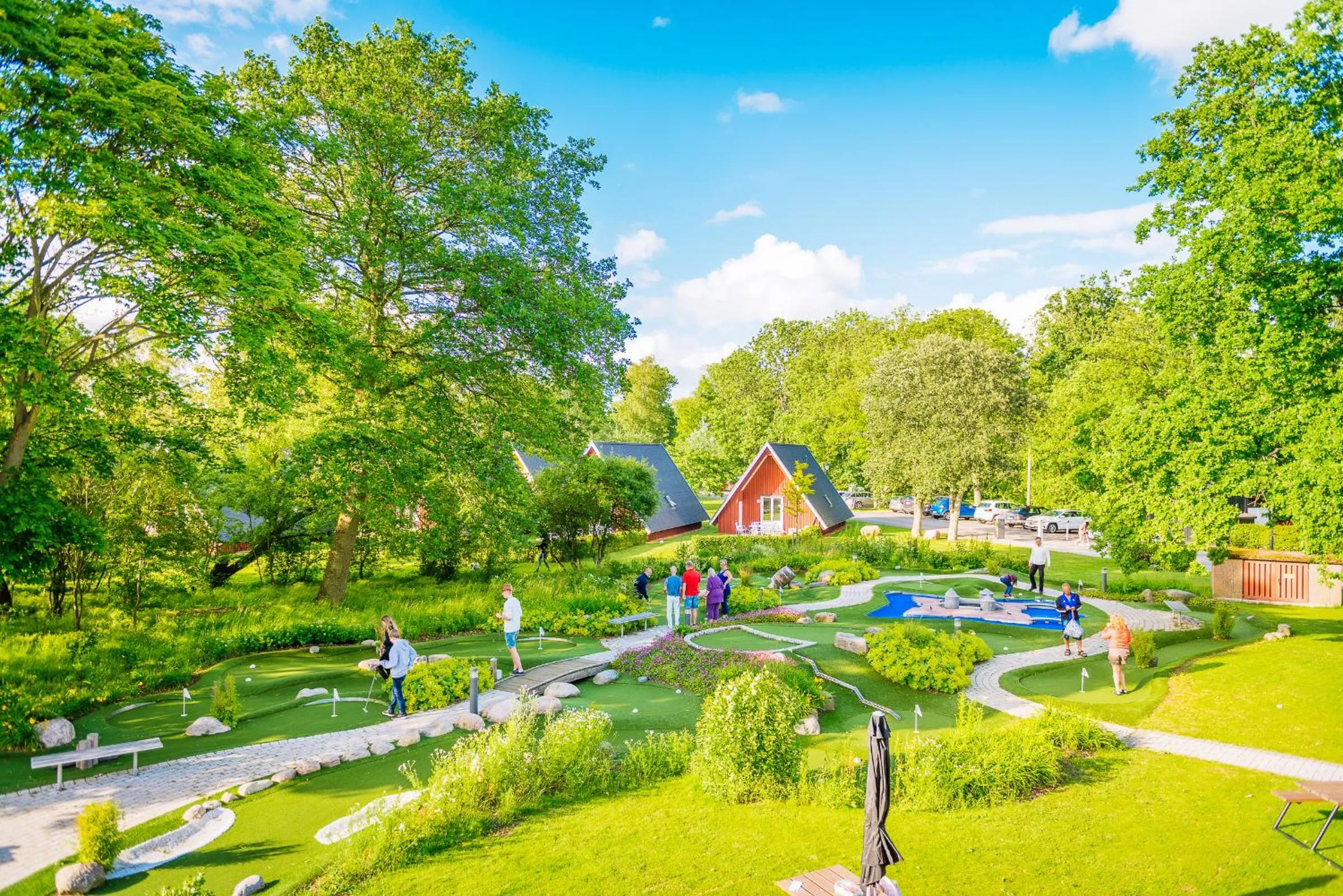 Minigolf in Borstahusen Campingresort