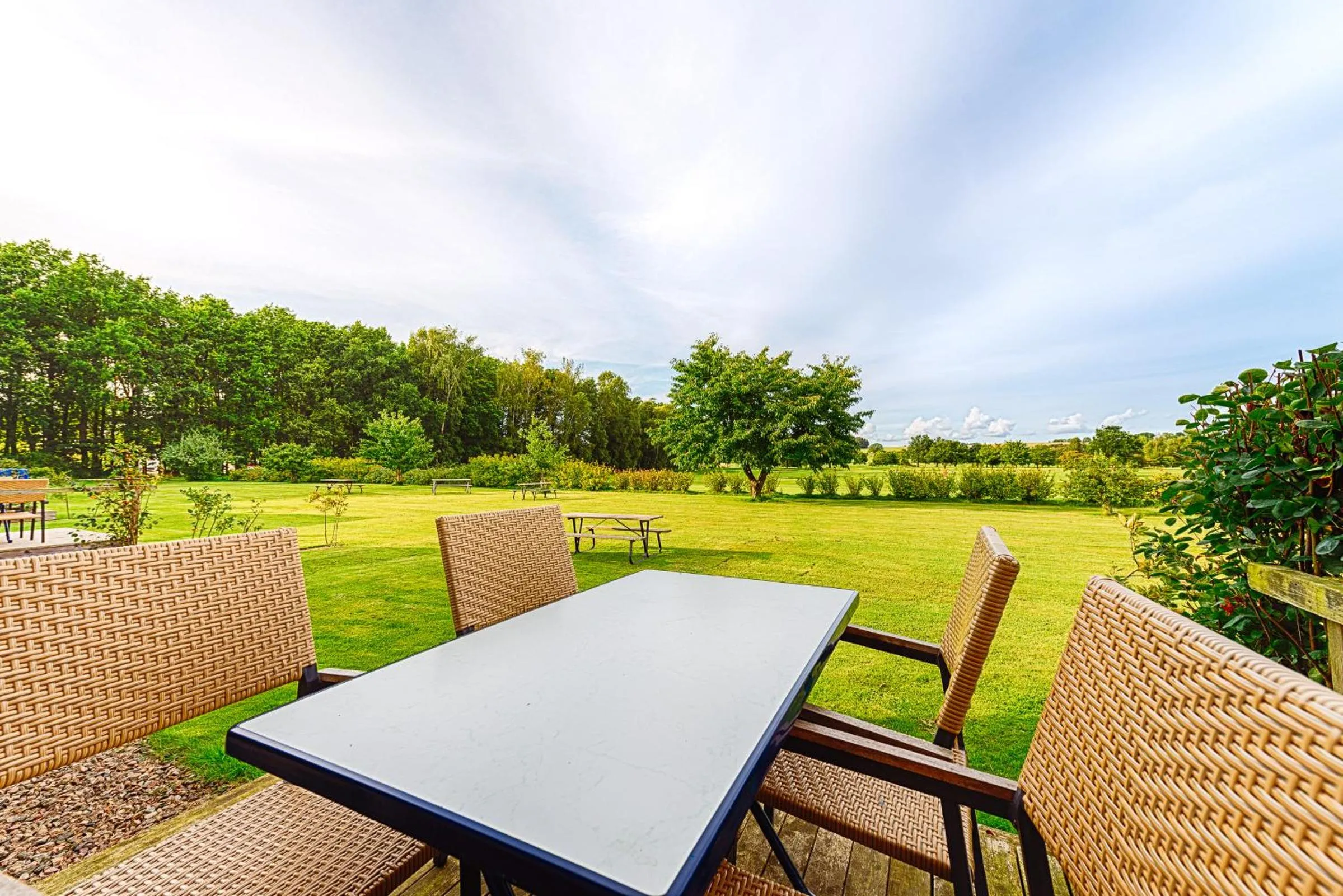 Garden in Borstahusen Campingresort